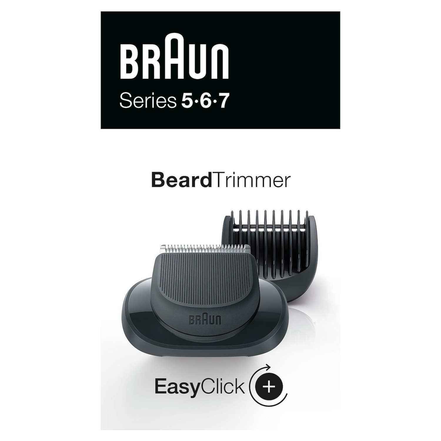 Accessorio rasatura regolabarba +5 pettini Braun Beard Trimmer per