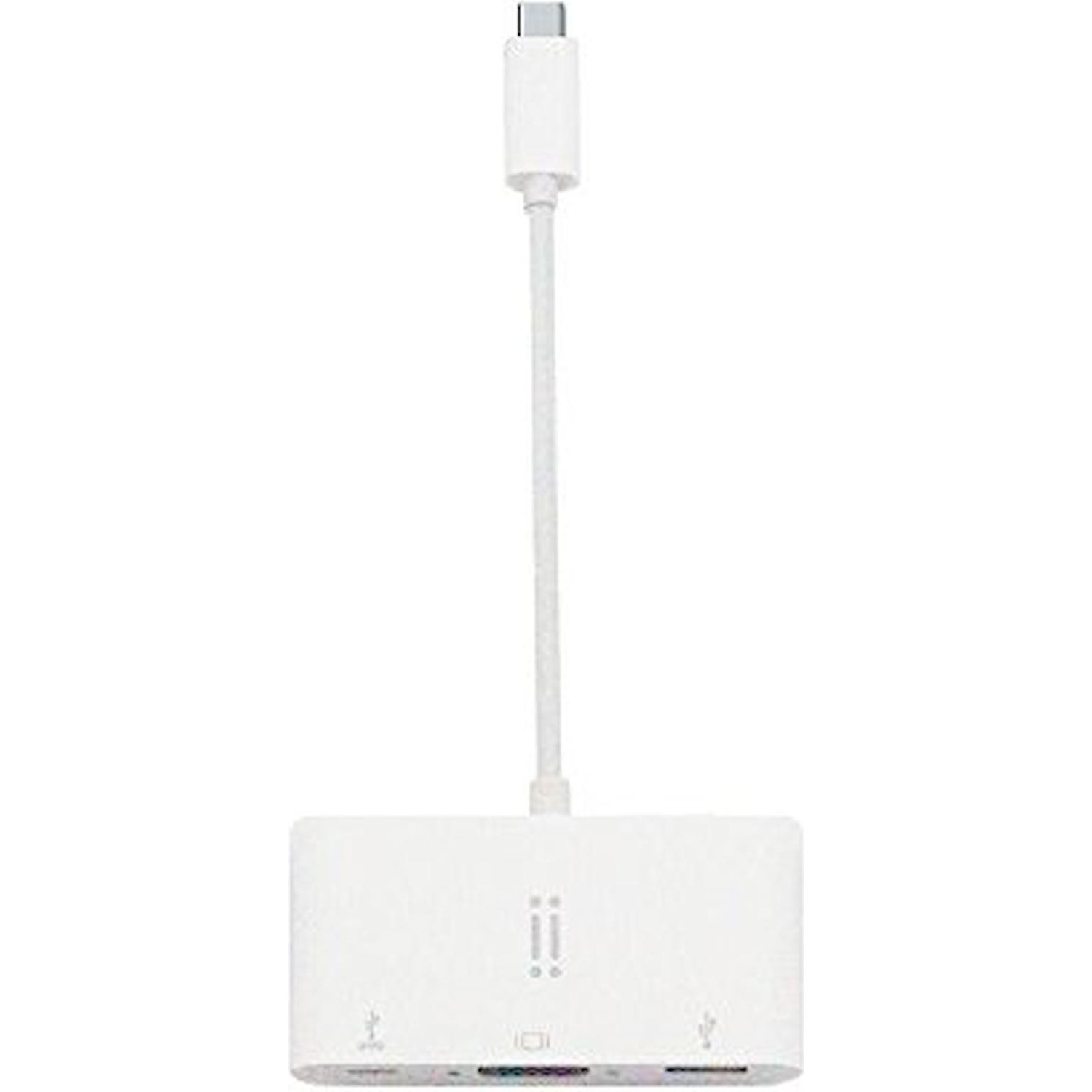 Immagine per Adattatore da USB a VGA + USB 3.0 + Type C Data   per MacBook bianco da DIMOStore