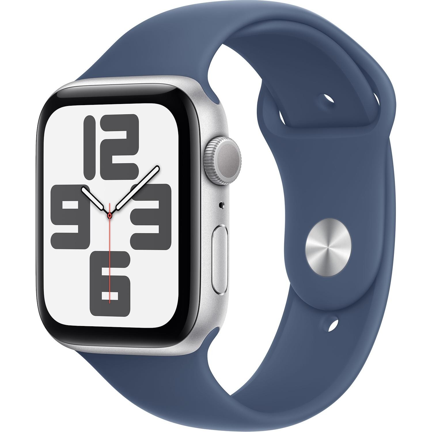 Immagine per Apple Watch SE GPS 44mm con cassa in Alluminio argento e Denim Sport Band - M/L da DIMOStore