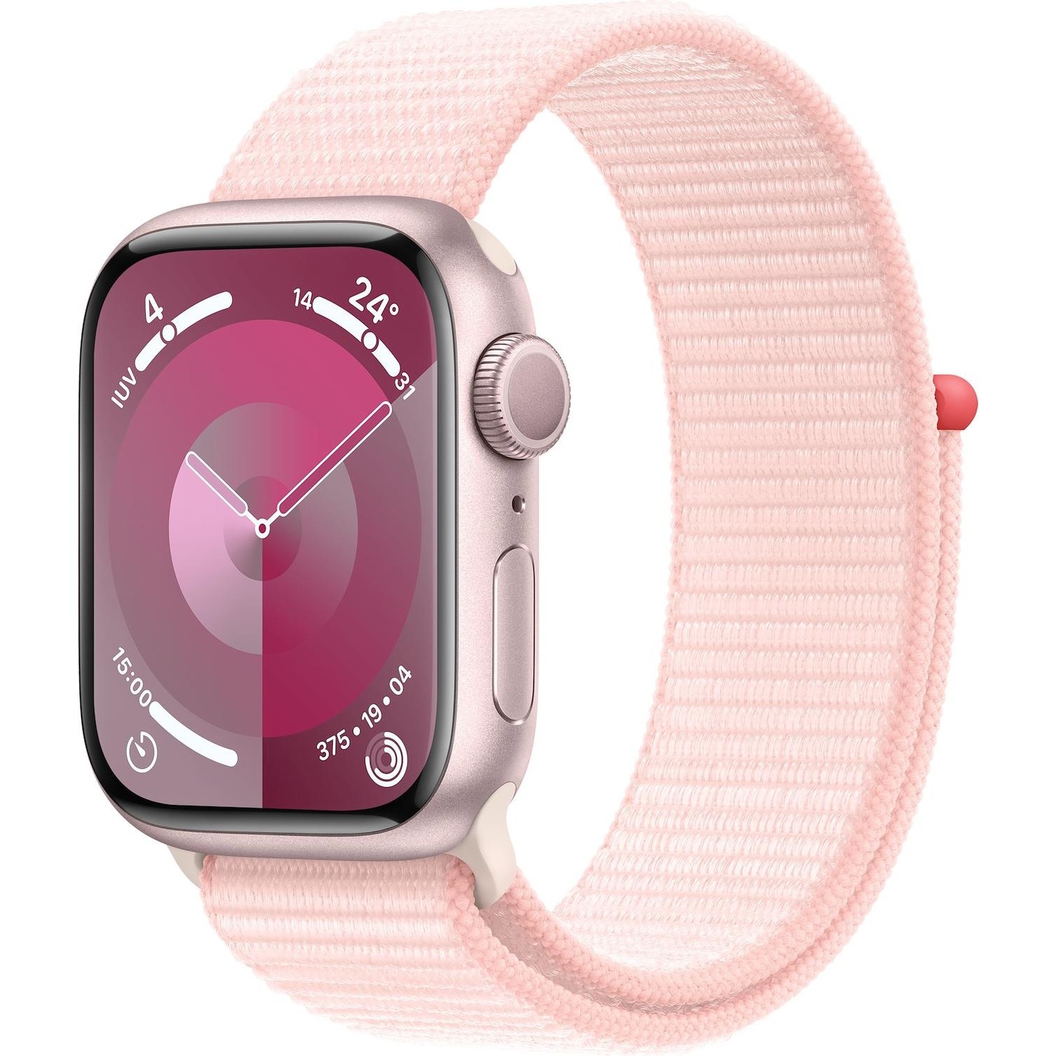 Immagine per Apple Watch Serie 9 GPS 41mm Alluminio Pink con cinturino Sport Loop Light Pink da DIMOStore