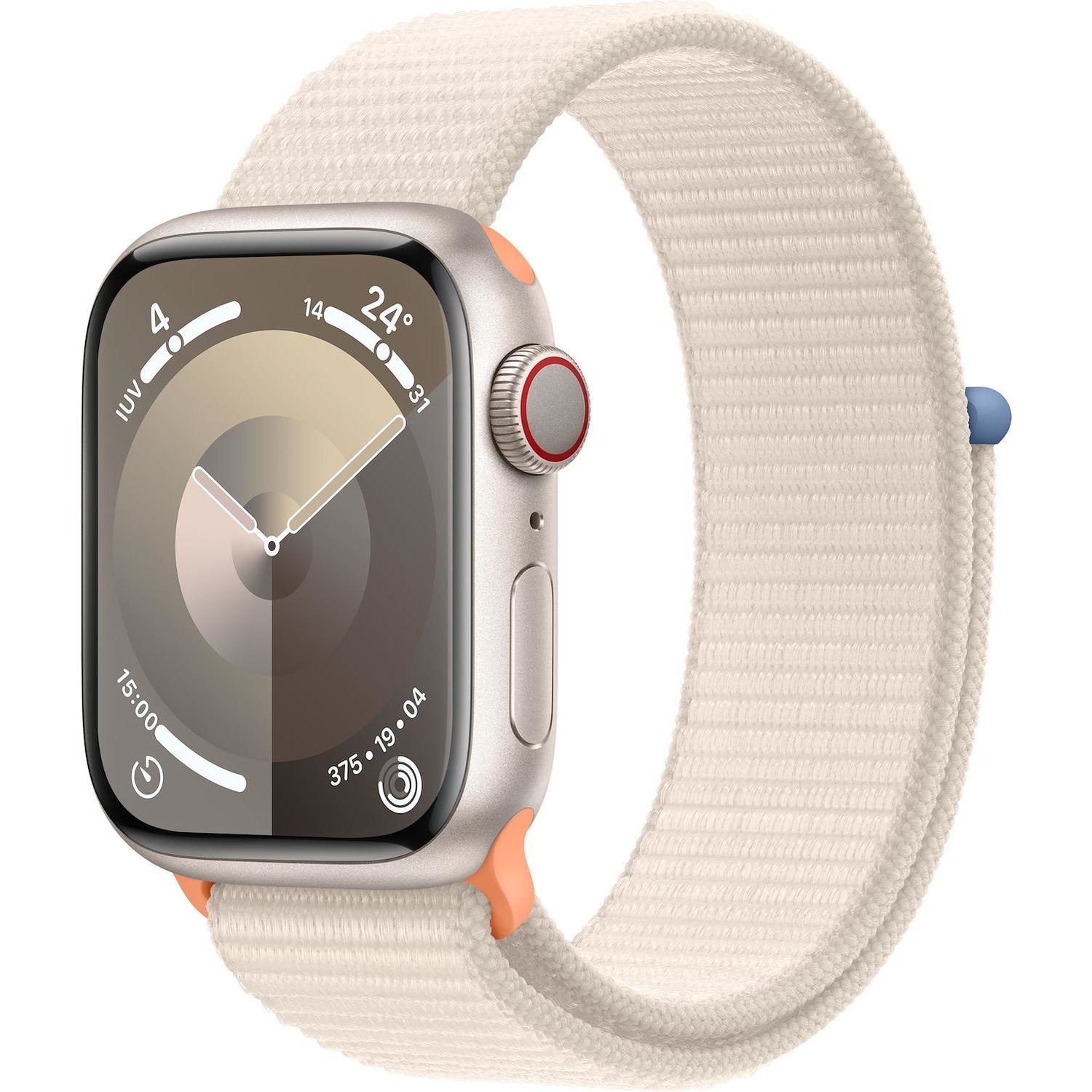 Immagine per Apple Watch Series 9 GPS Cellular 41mm Starlight  Alluminio con cinturino Sport Loop Starlight da DIMOStore