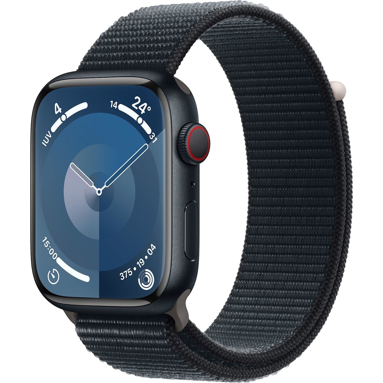 Immagine per Apple Watch Series 9 GPS + Cellular 45mm Midnight Alluminio con cinturino Sport Loop Midnight da DIMOStore