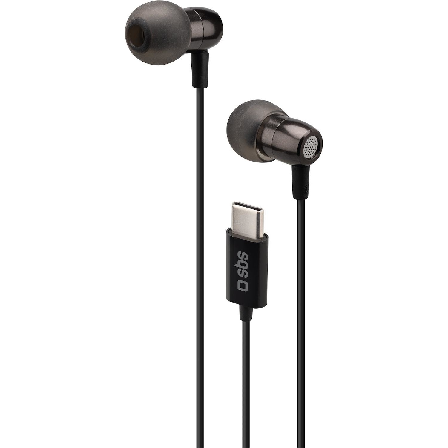 Immagine per Auricolare SBS In ear metallo connettore Type-C   microfono colore  nero da DIMOStore