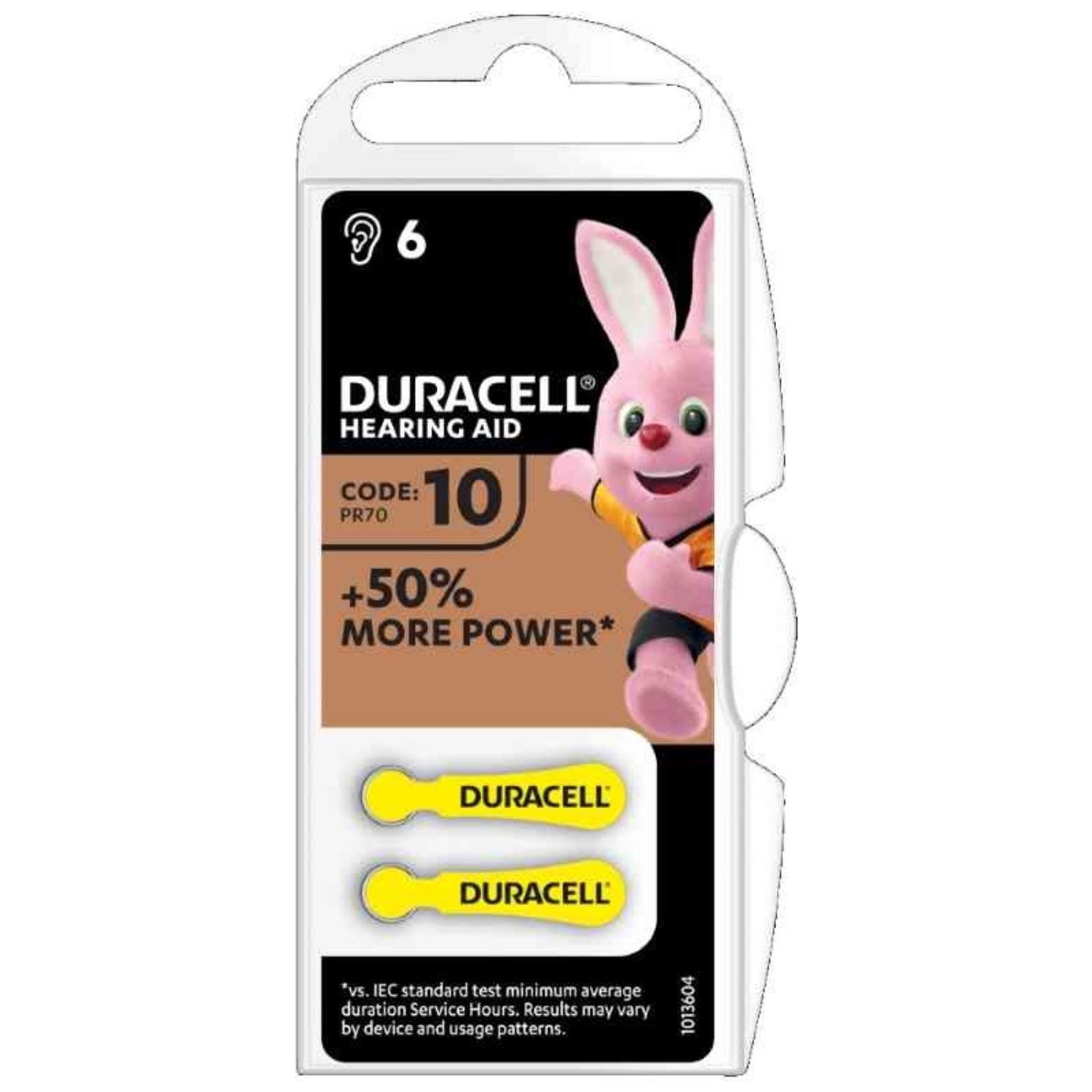 Immagine per Batteria pila Duracell Easy TAB 10 giallo acusticablister 6pz da DIMOStore