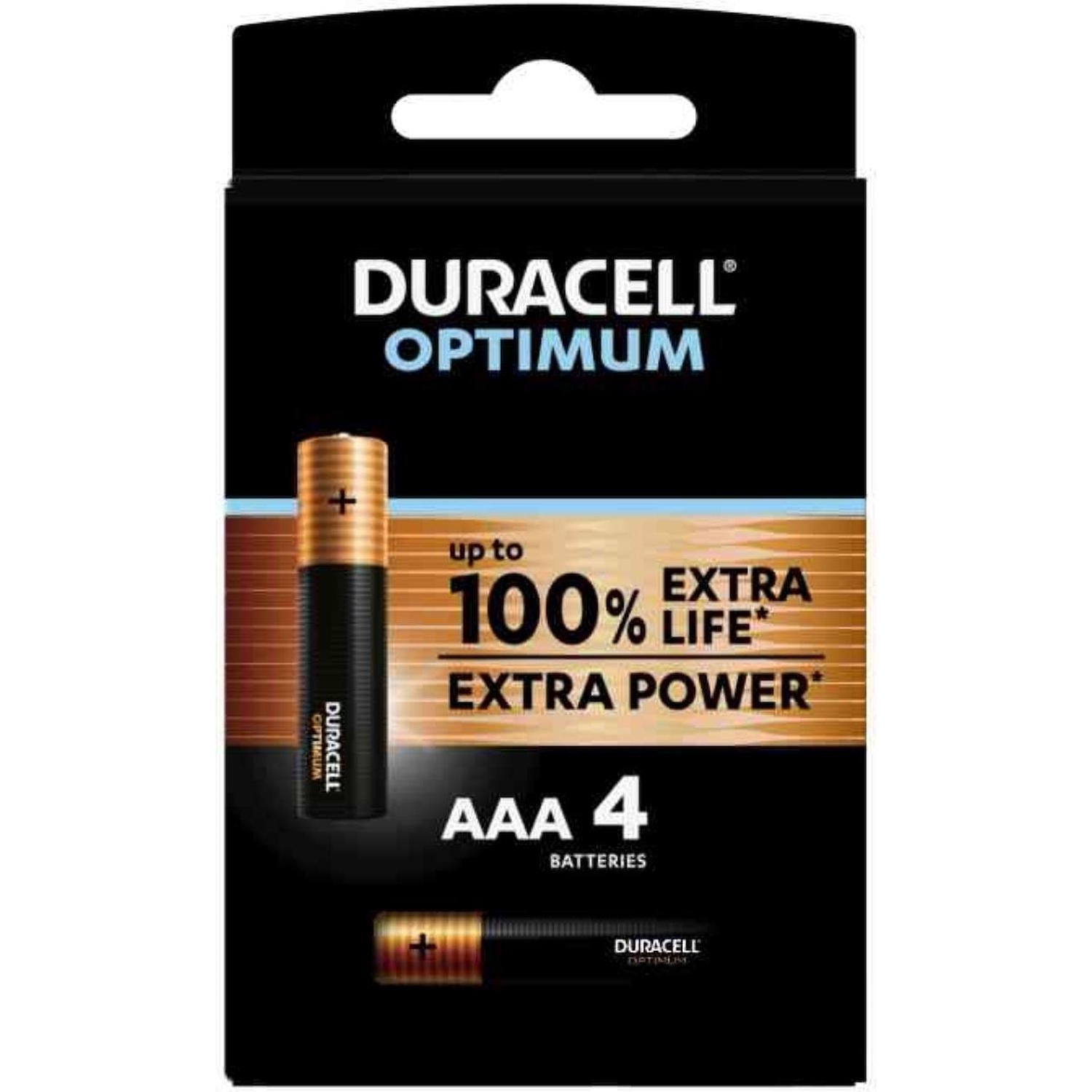 Immagine per Batteria pila mini stilo alcalina Duracell OptimumAAA 2400 blister 4pz. da DIMOStore