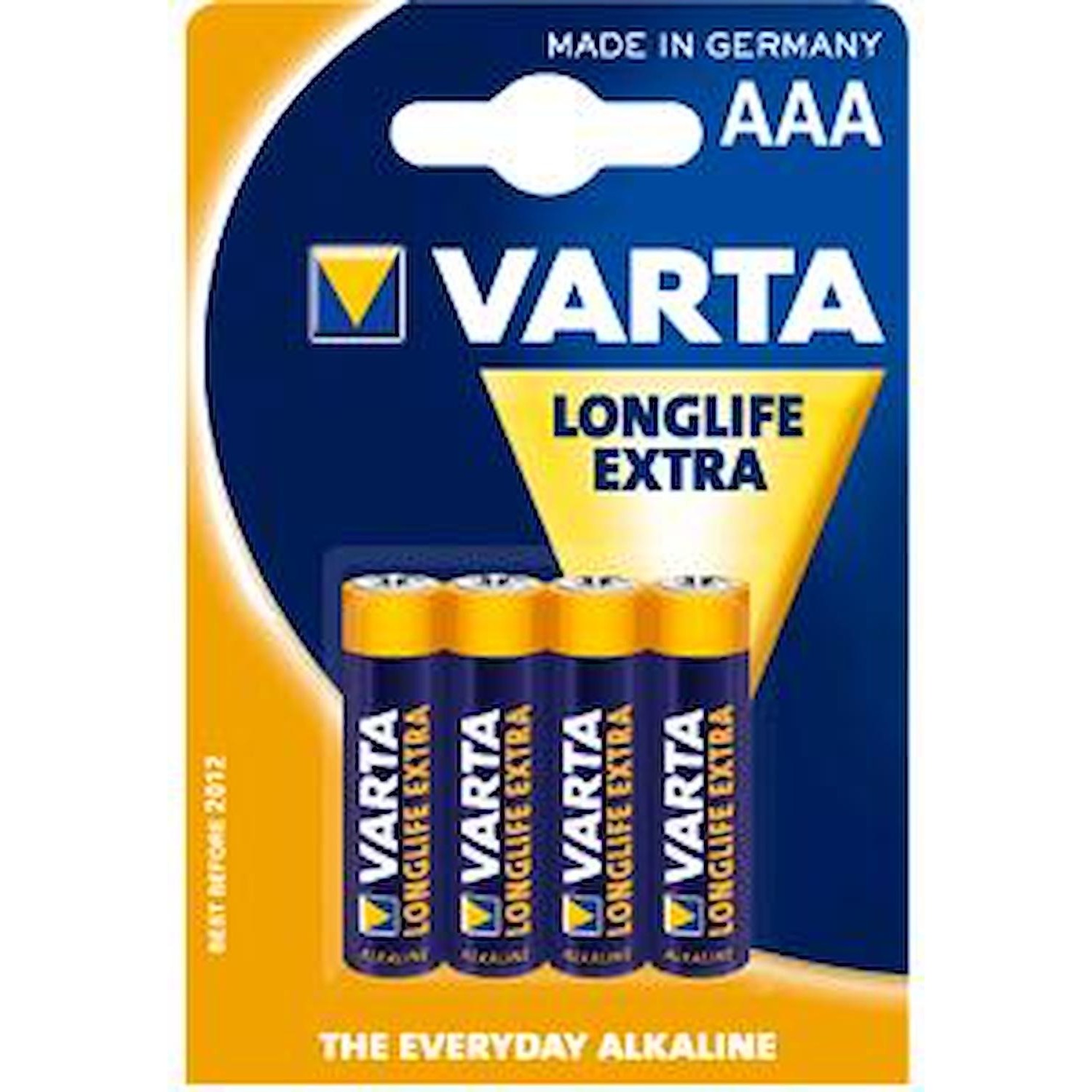 Immagine per Batteria pila ministilo alcalina Varta long extra AAA confezione 4 pezzi da DIMOStore