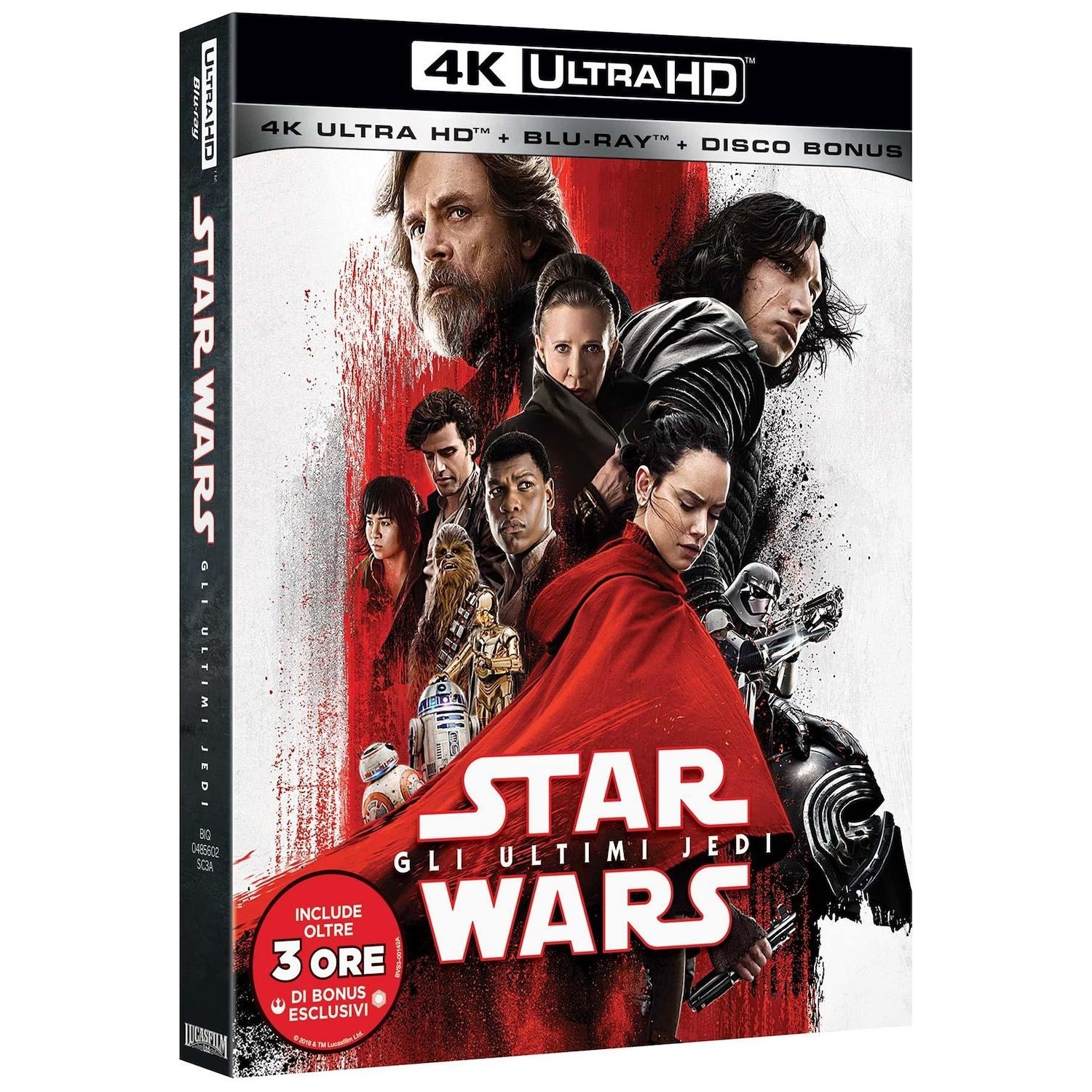 Immagine per Blu-ray 4K Star Wars: Gli Ultimi Jedi da DIMOStore