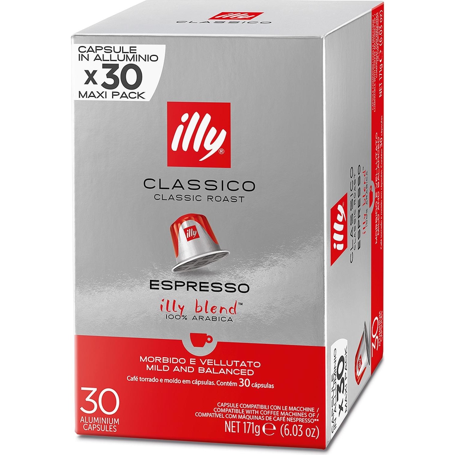 Capsule Caffè Illy Classico 30pz - Compatibile Nespresso - DIMOStore
