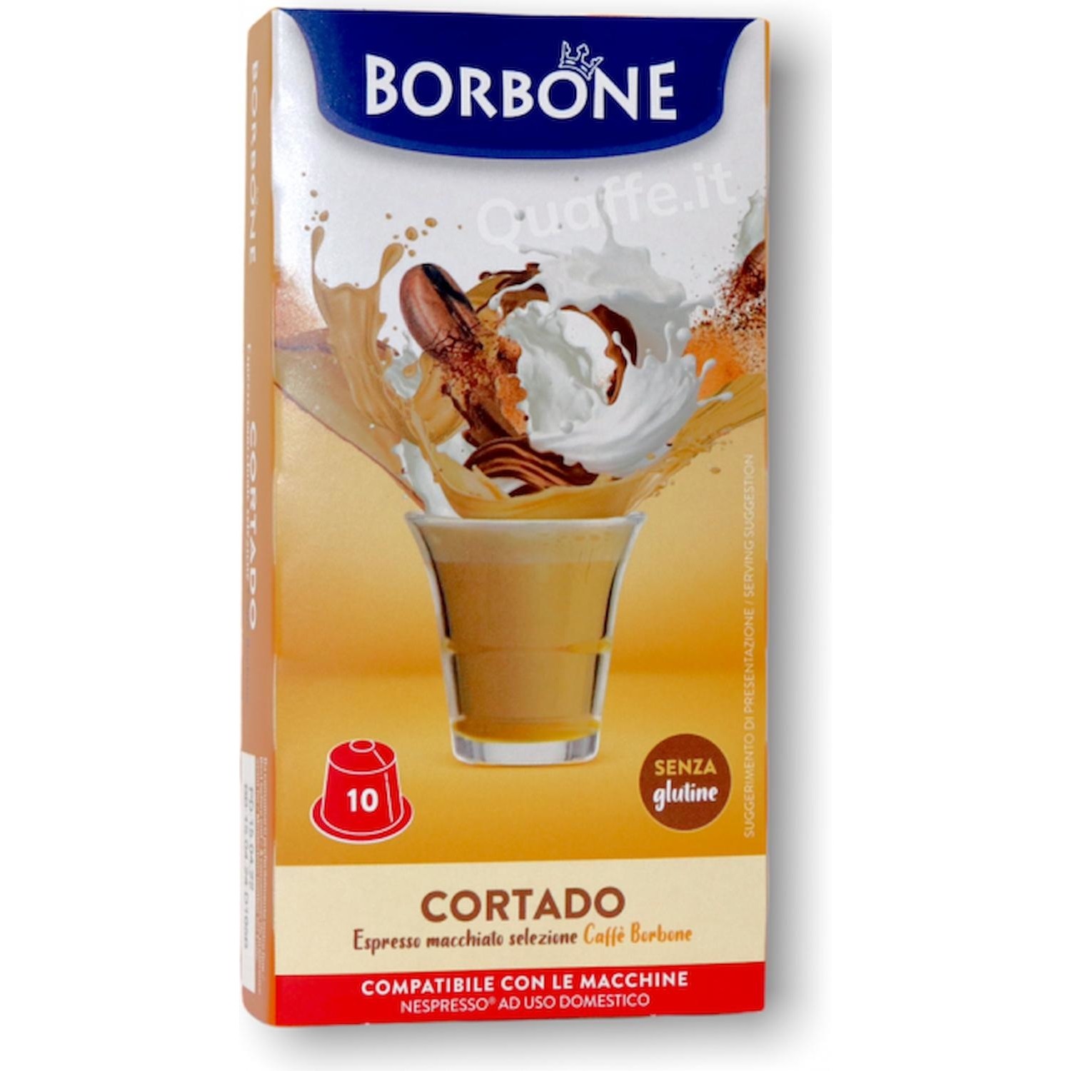 Immagine per Capsule Caffe' Borbone Cortado Macchiato 10 capsule - Compatibile Nespresso da DIMOStore