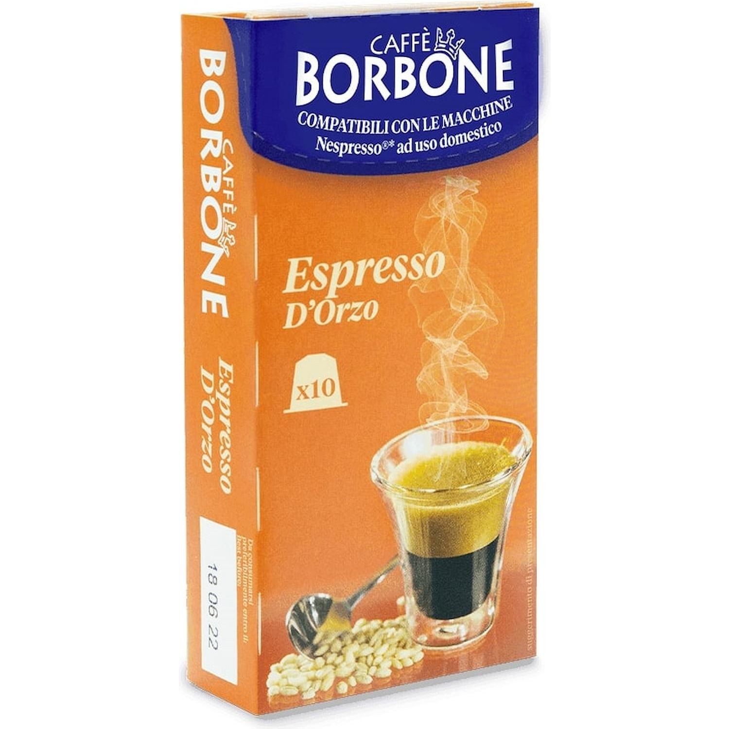 Immagine per Capsule Caffe' Borbone Espresso d'Orzo 10 capsule Compatibile Nespresso da DIMOStore