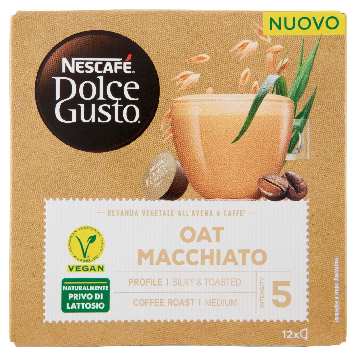 Capsule Caffe' Dolce Gusto Avena Macchiato 12 capsule - DIMOStore