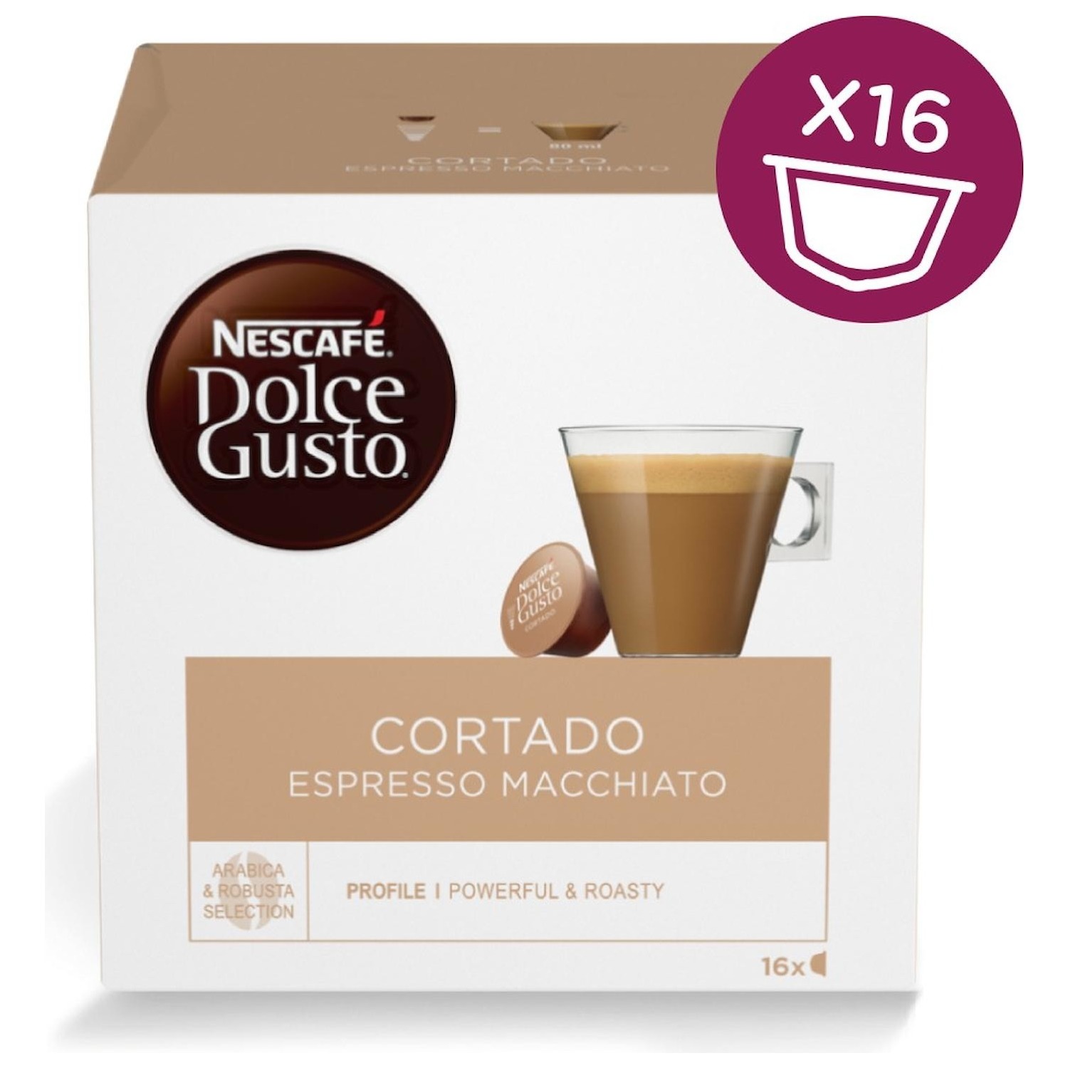 Immagine per Capsule Caffe' Dolce Gusto Cortado Espresso Macchiato 16 capsule da DIMOStore