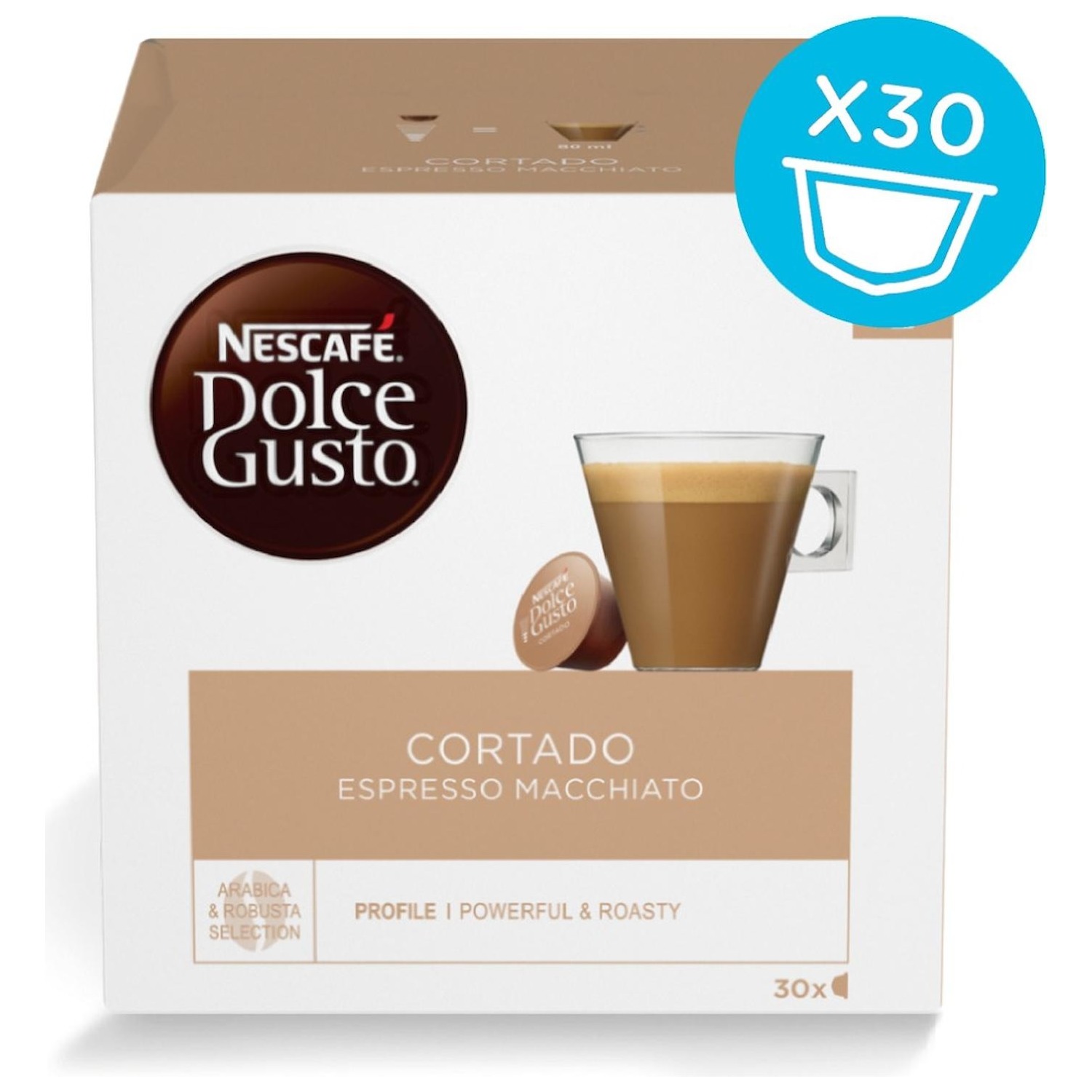 Immagine per Capsule Caffe' Dolce Gusto Cortado Espresso Macchiato 30 capsule da DIMOStore