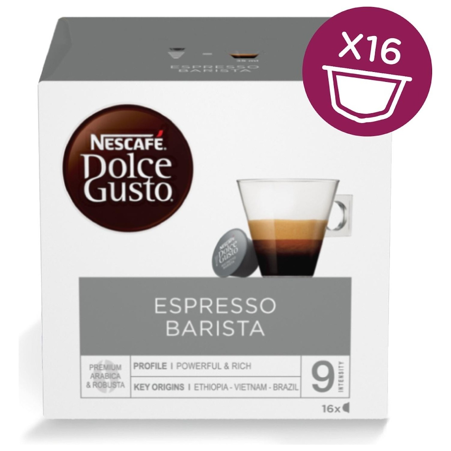 Immagine per Capsule Caffe' Dolce Gusto Espresso Barista 16 capsule da DIMOStore