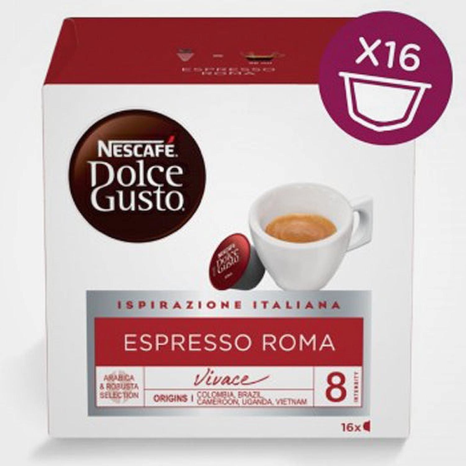 Immagine per Capsule Caffe' Dolce Gusto Espresso Roma 16 capsule da DIMOStore