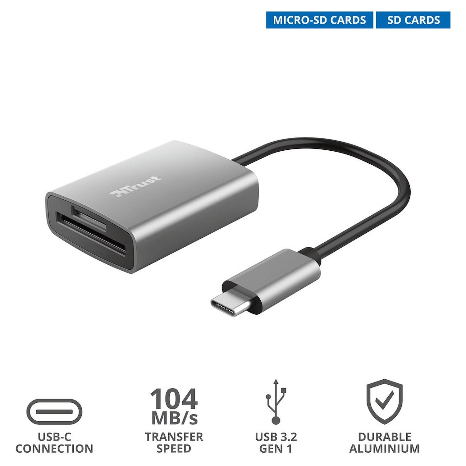 Immagine per Cardreader Dalyx fast USB-C Lettore di schede da DIMOStore