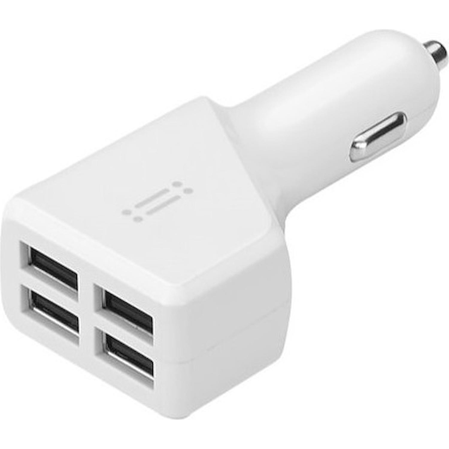 Immagine per Carica batteria da auto Aiino 4 porte USB 4.8A    bianco da DIMOStore