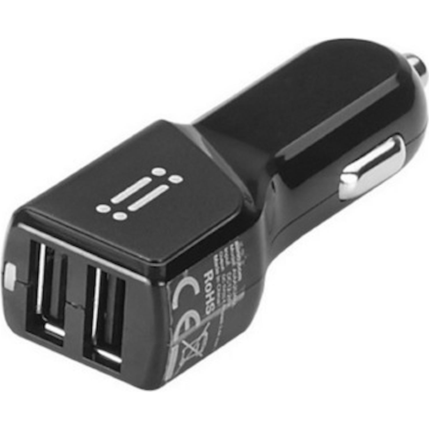 Immagine per Carica batterie da auto Aiino 2 porte USB nero da DIMOStore