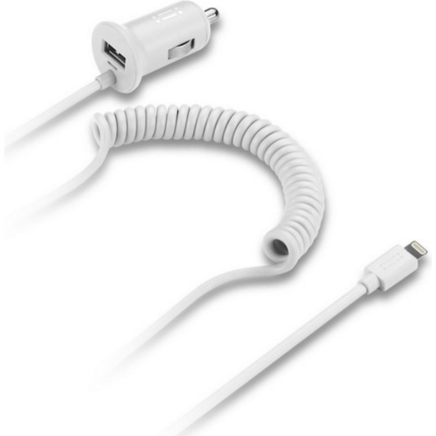Immagine per Caricabatterie da auto Aiino per Apple 1 porta    USB bianco da DIMOStore