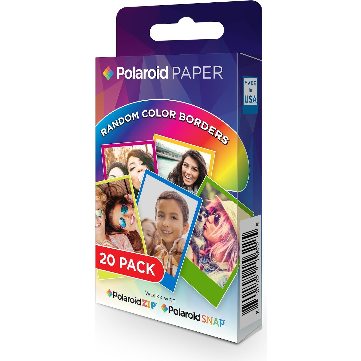 Immagine per Carta Polaroid 2X3" Premium Zink  20pz   Z2300    Socialmatic  Snap Snap touch  Zip mobile color da DIMOStore