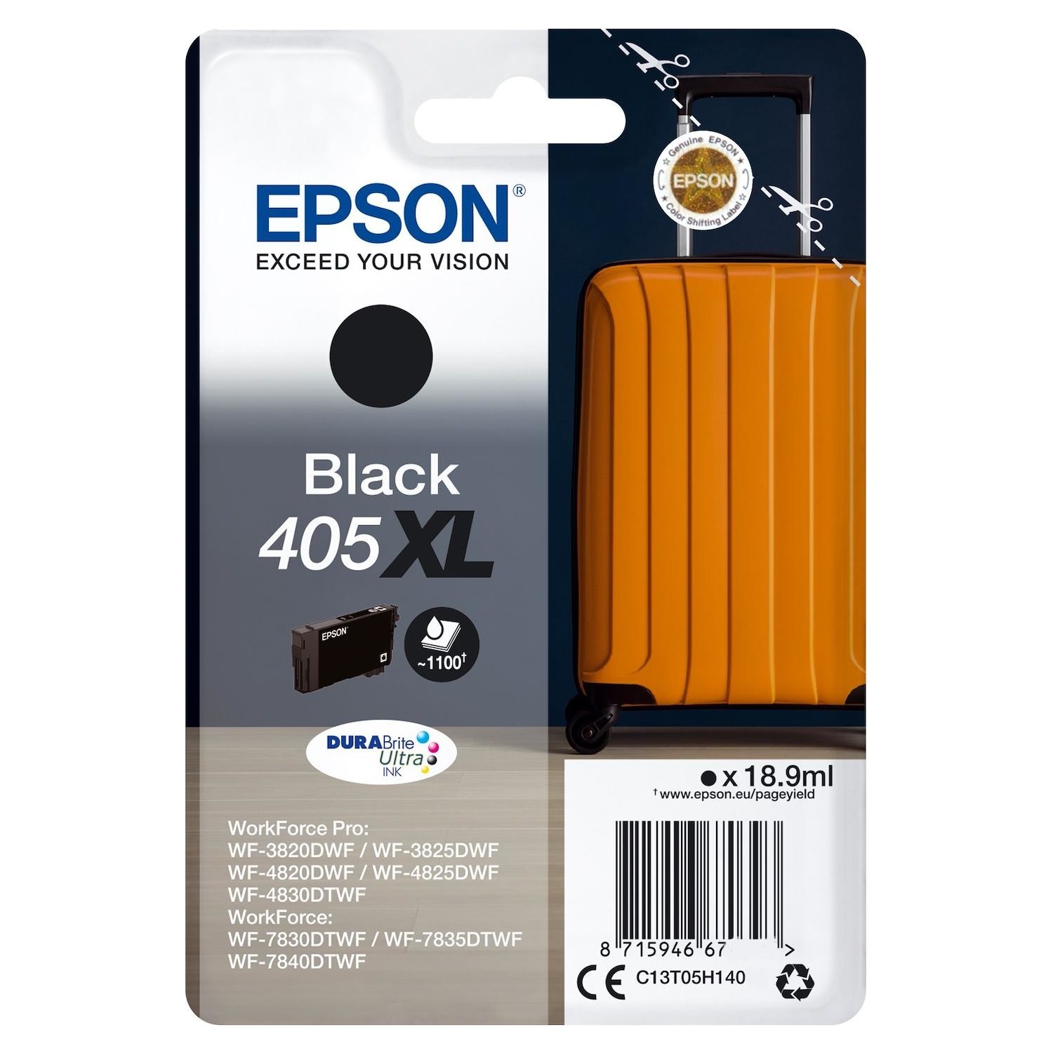 Immagine per Cartuccia Epson valigia  405 XL nero              per SWF-3825DWF  WF-7835DTWF da DIMOStore