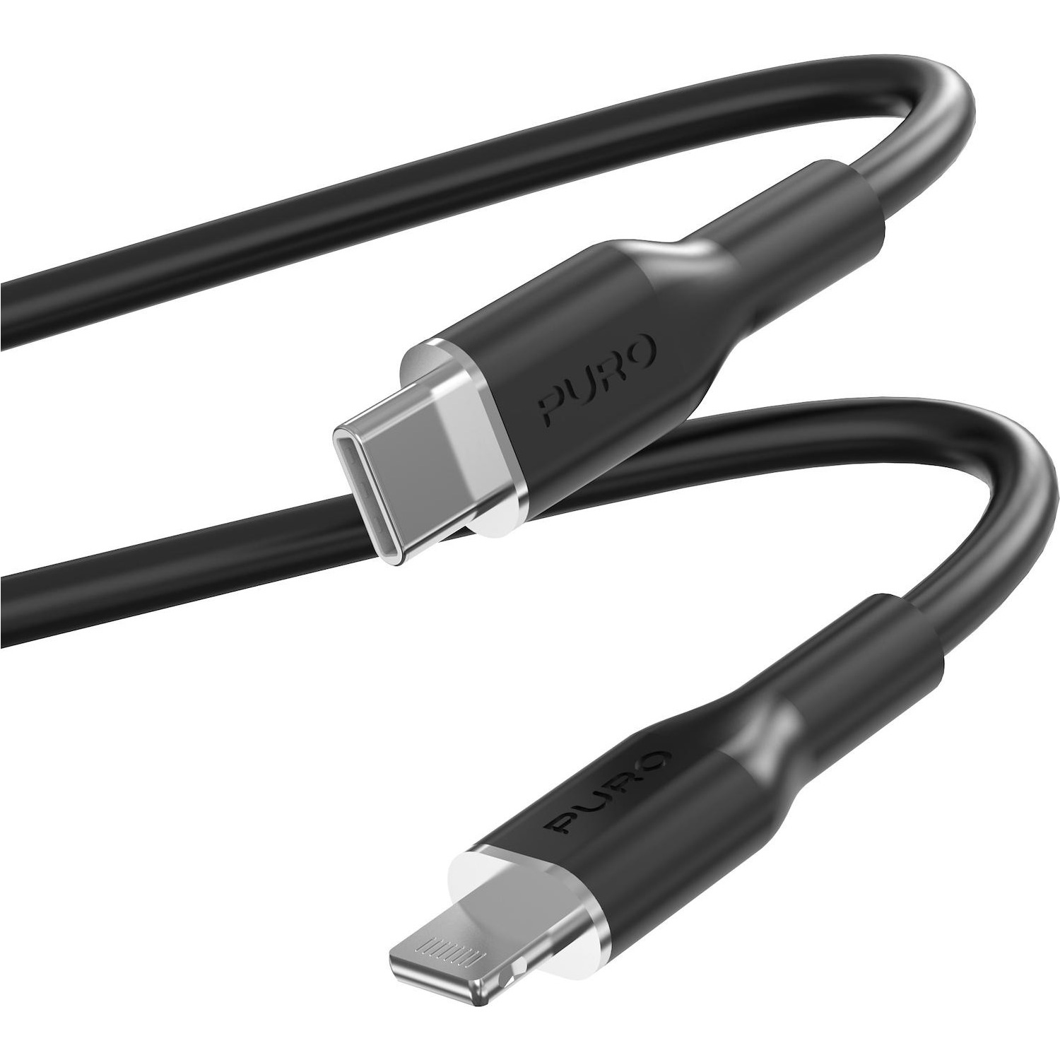 Immagine per Cavo Puro Soft USB-C - Lightning 1.5 mt nero da DIMOStore