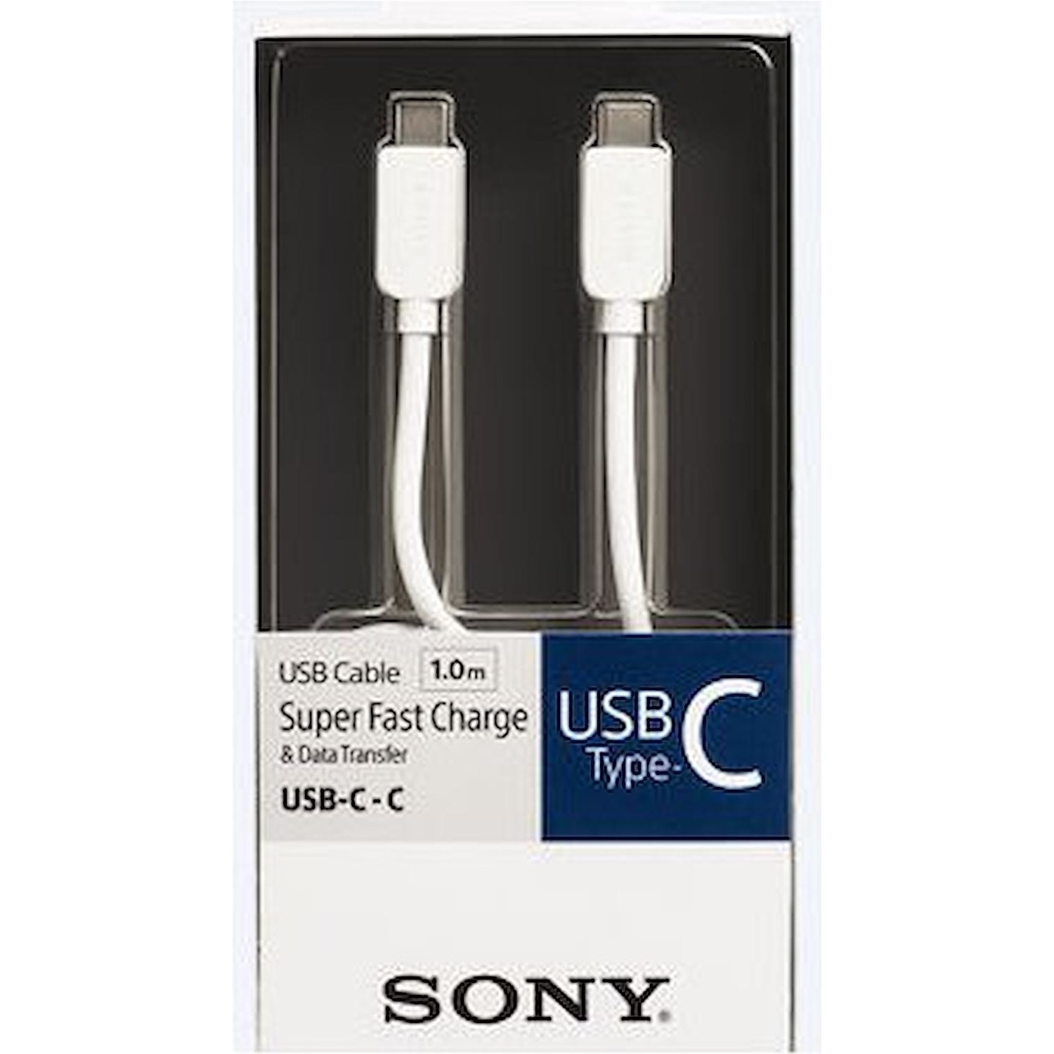Immagine per Cavo Sony Type-C 100 cm bianco (C-C) USB C da DIMOStore