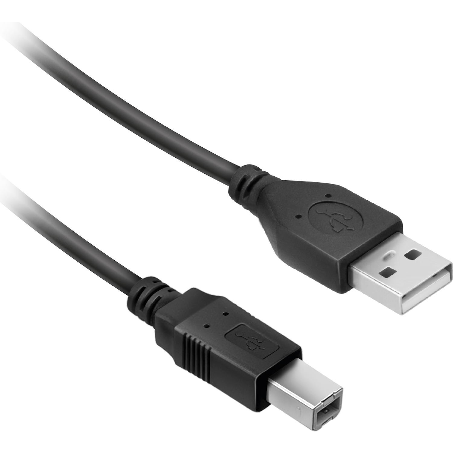 CAVO USB 2.0 5 MT AD ALTA VELOCITÀ PER STAMPANTE HARD DISK SCANNER A/B  MASCHIO