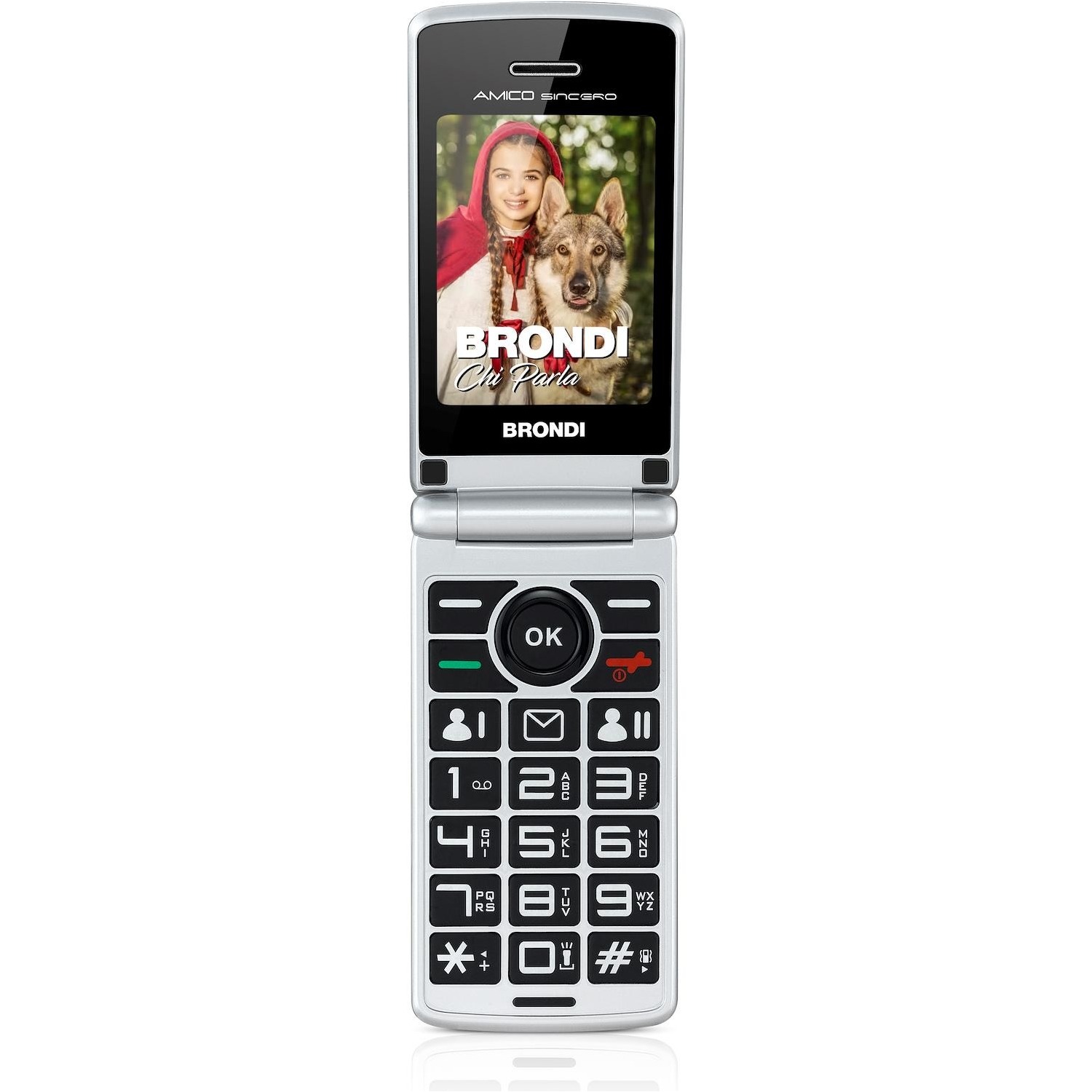 Immagine per Cellulare Brondi Easy Phone Amico sincero grigio da DIMOStore