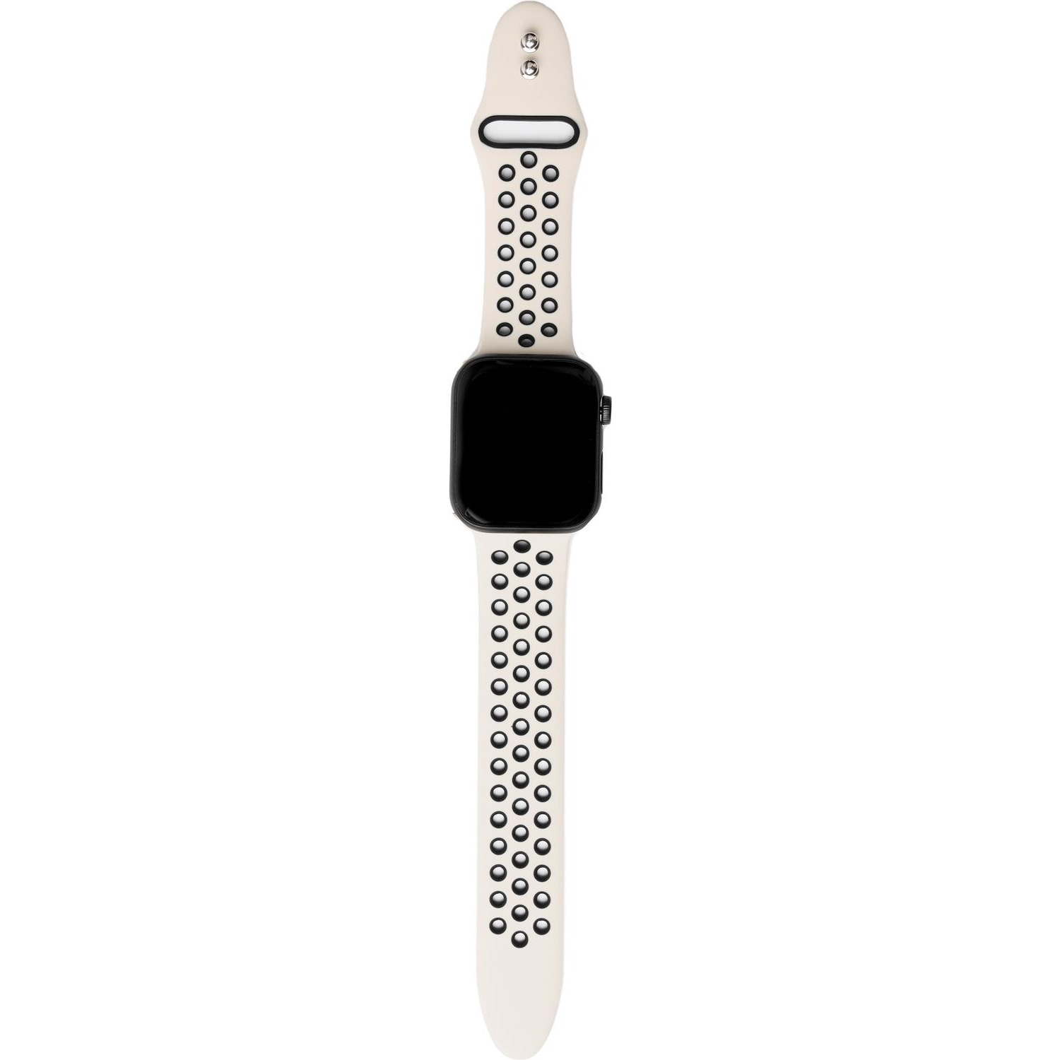 Immagine per Cinturino AAAmaze AMAA0013 per Apple watch 38/40mm in silicone sport stone/black grigio/nero da DIMOStore