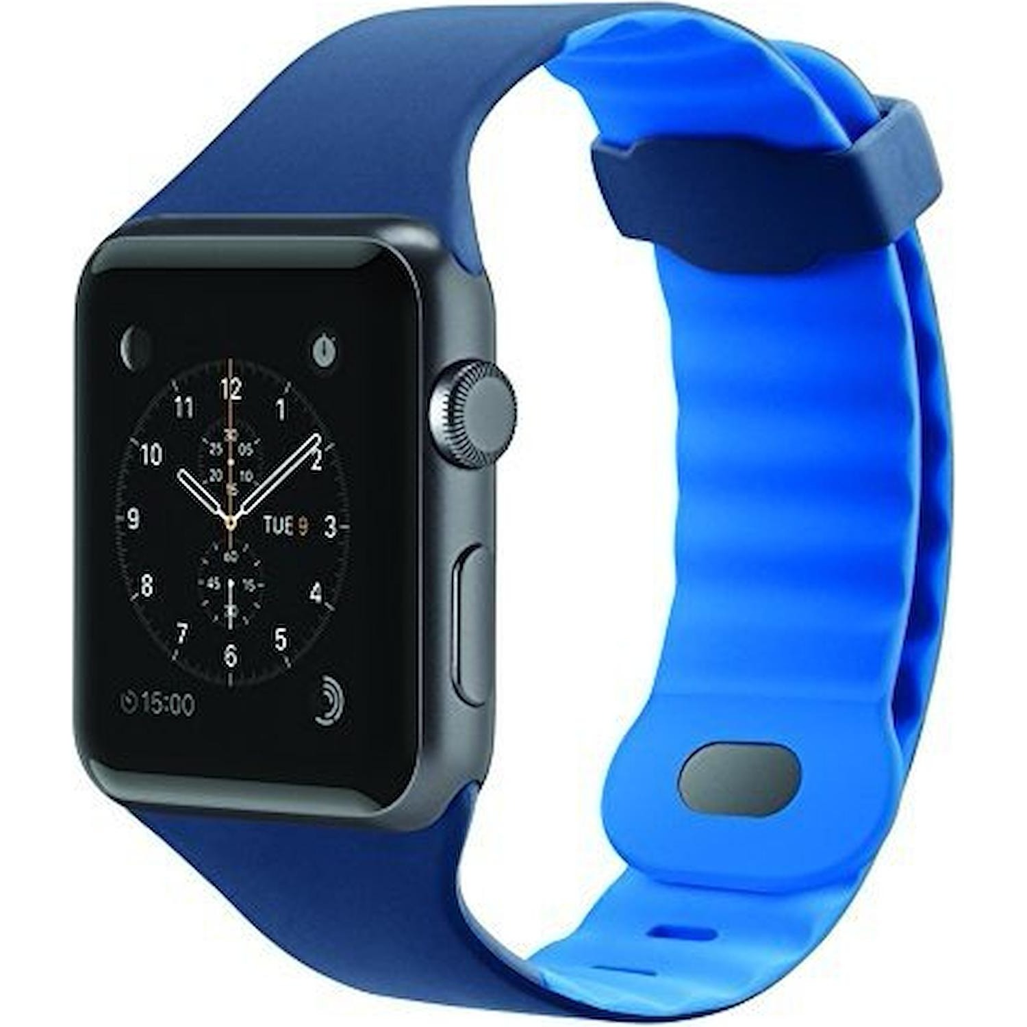 Immagine per Cinturino Belkin sportivo in gomma per Apple Watch 42MM grigio blu da DIMOStore