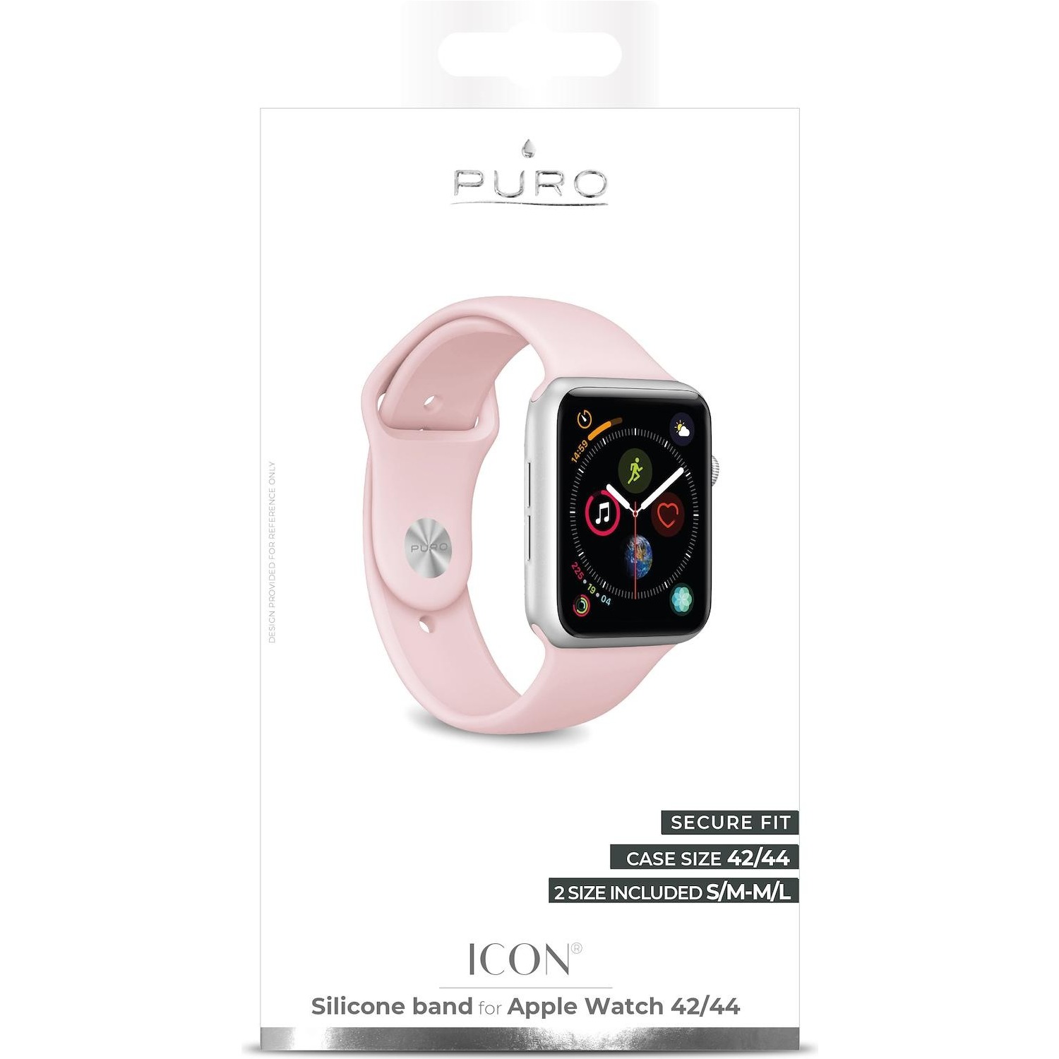 Immagine per Cinturino di ricambio Puro Apple watch 42mm/44mm rosa / pink taglie s/m - m/l da DIMOStore