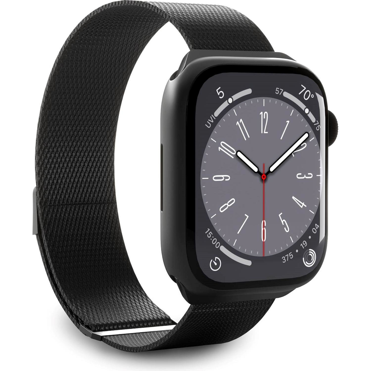 Immagine per Cinturino Puro Milanese per Apple Watch 38-40-41MM nero da DIMOStore