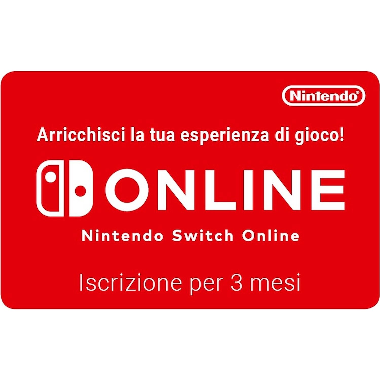 Immagine per Codice digitale per iscrizione per 3 mesi a       Nintendo Switch Online (Valore nel Nintendo eShop da DIMOStore