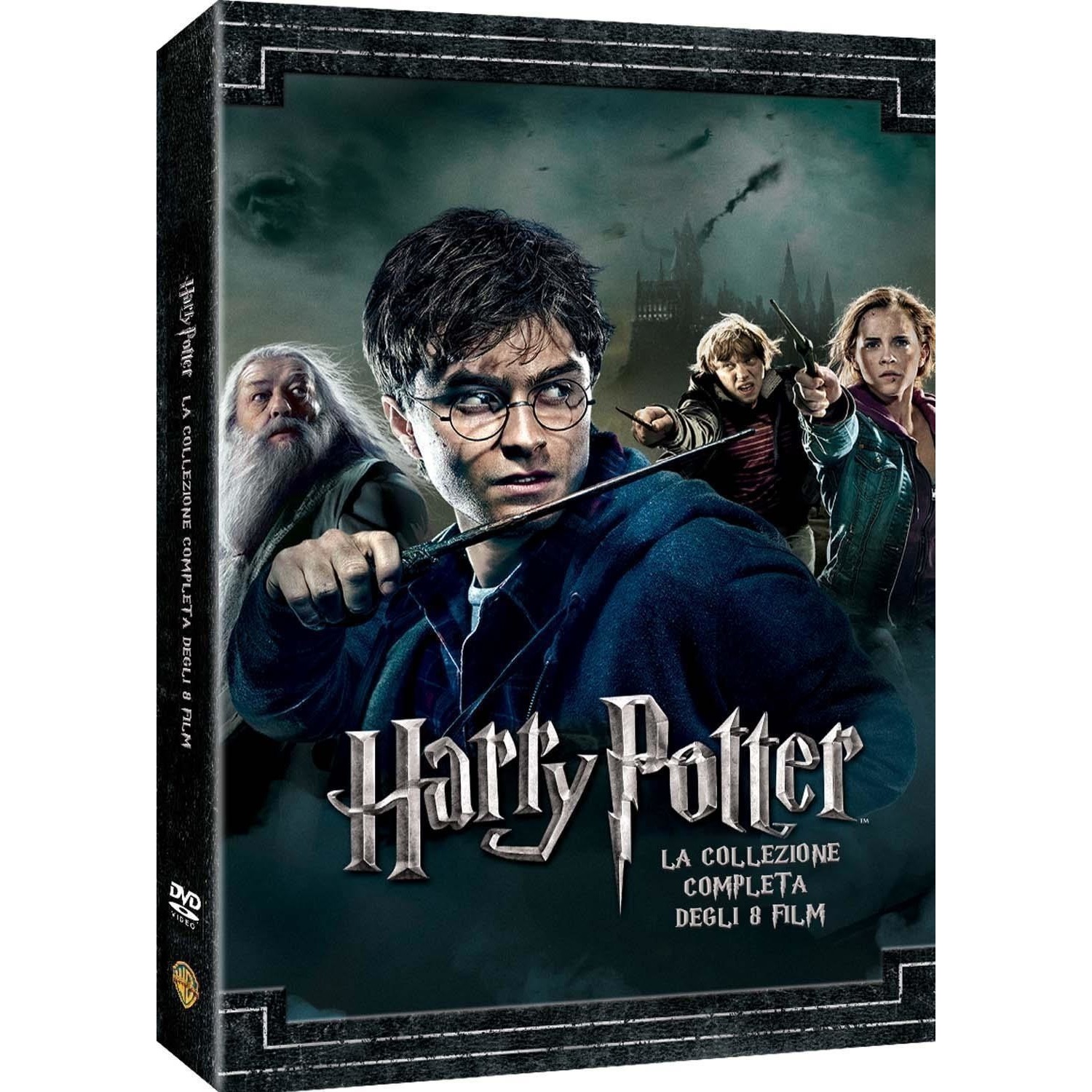 Cofanetto DVD Harry Potter 1-8 La collezione completa degli 8 Film 2018 -  DIMOStore