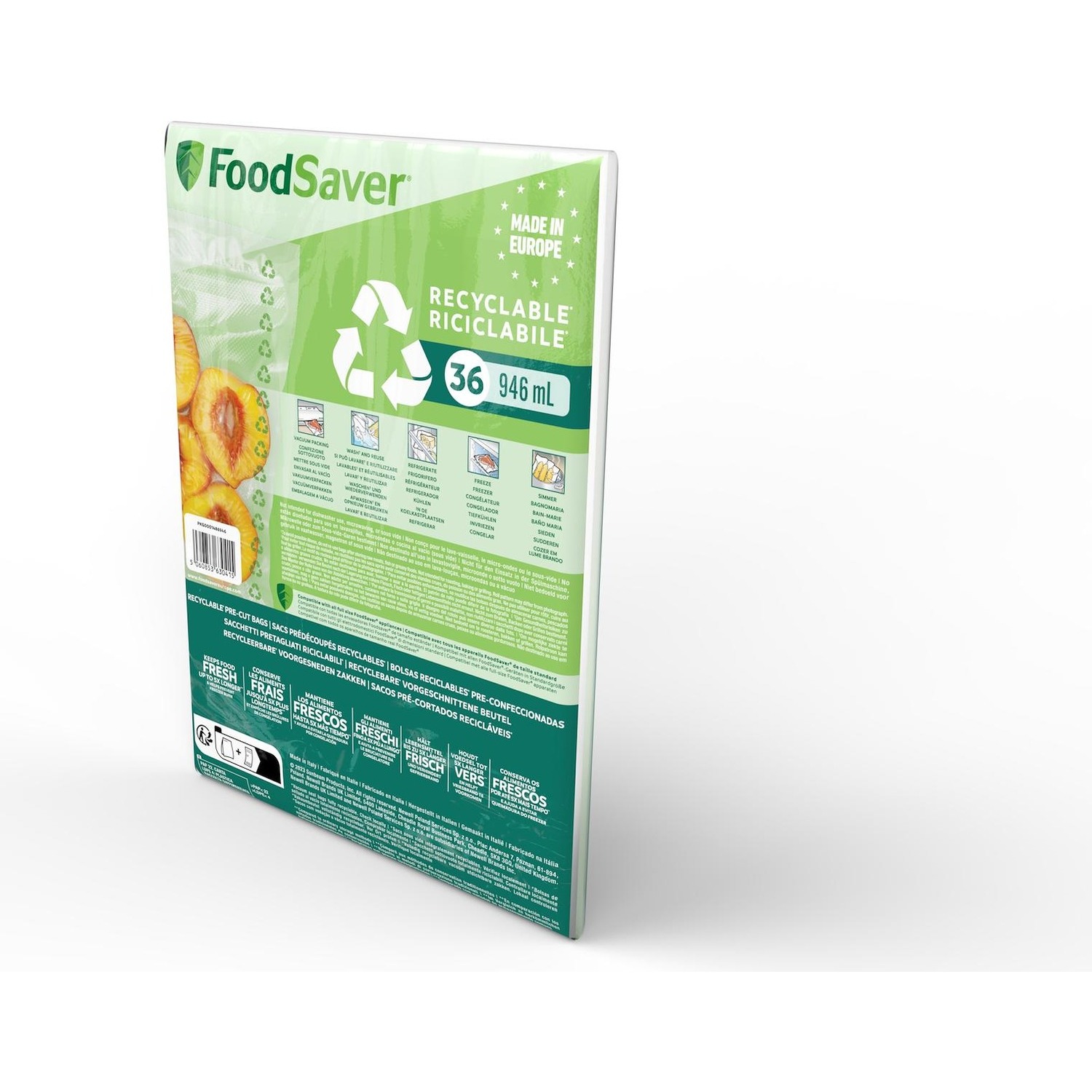 Immagine per Confezione sacchetti consumabili Foodsaver JC48R2 riciclabili 20CM X 28CM da DIMOStore