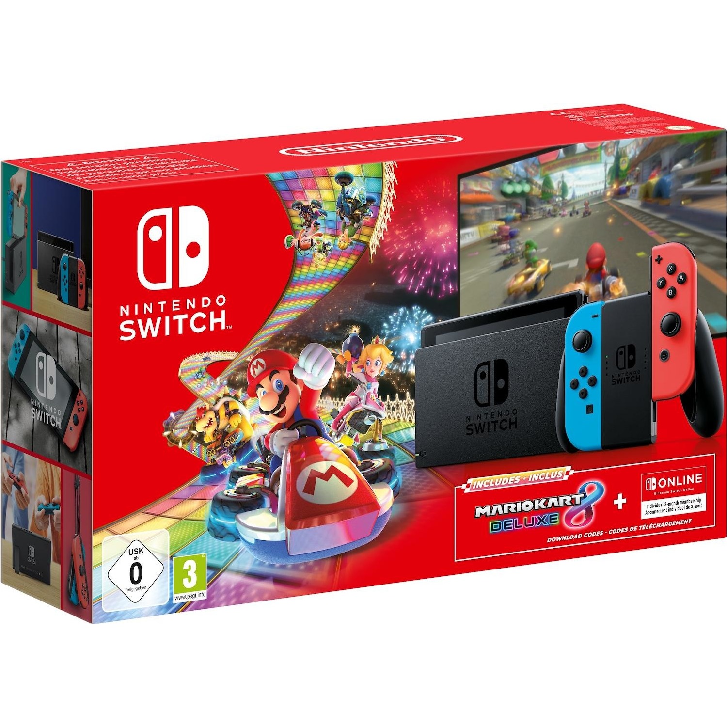 Immagine per Console Nintendo Switch + Gioco Switch Mario Kart 8 Deluxe (Download Code) + Online 3 mesi da DIMOStore