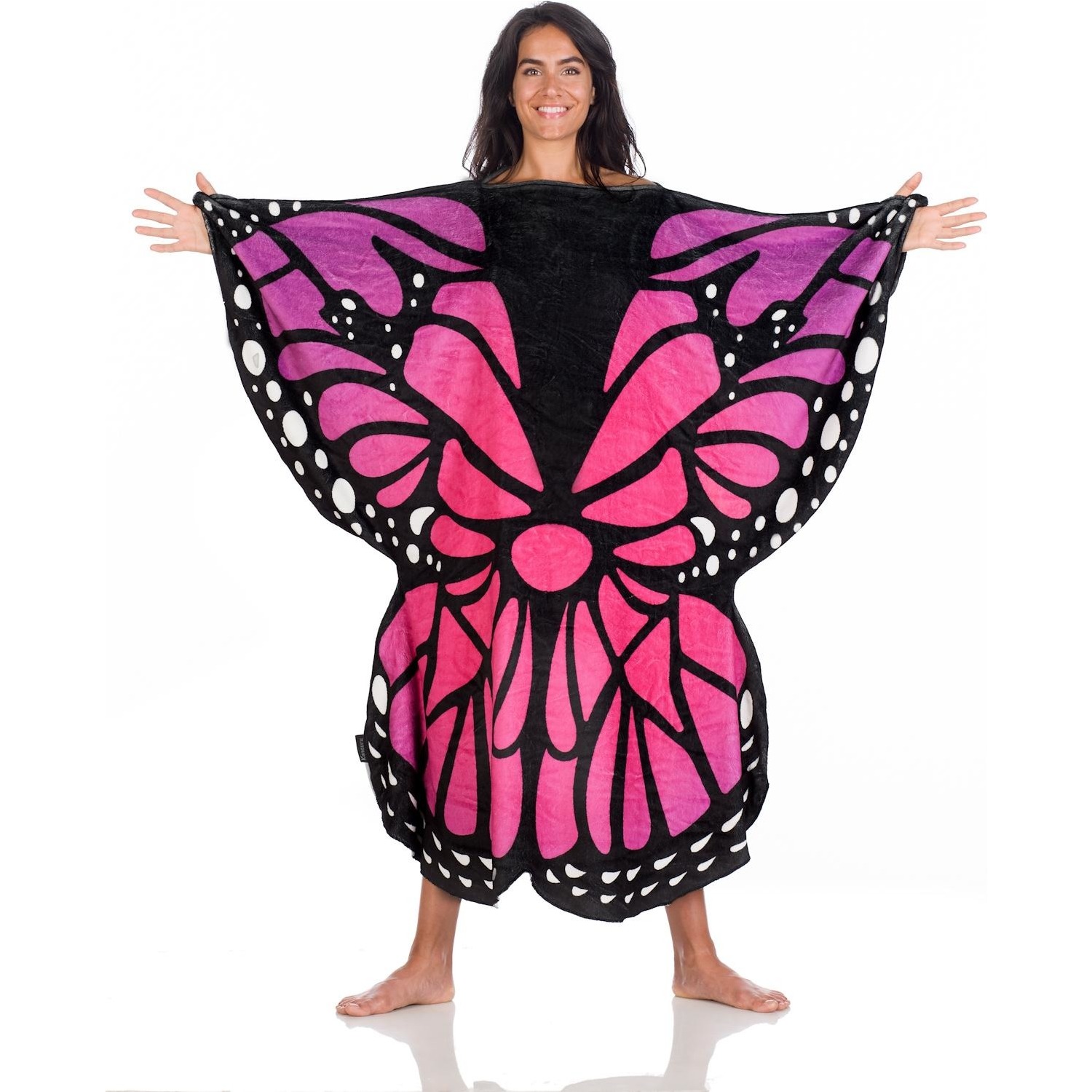 Coperta indossabile Kanguru fantasia Butterfly Blanket dimensione 120cm x  120cm - DIMOStore