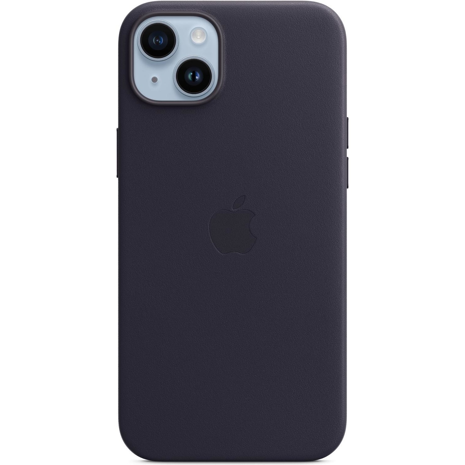 Immagine per Cover Apple per iPhone 14 in pelle midnight nero da DIMOStore