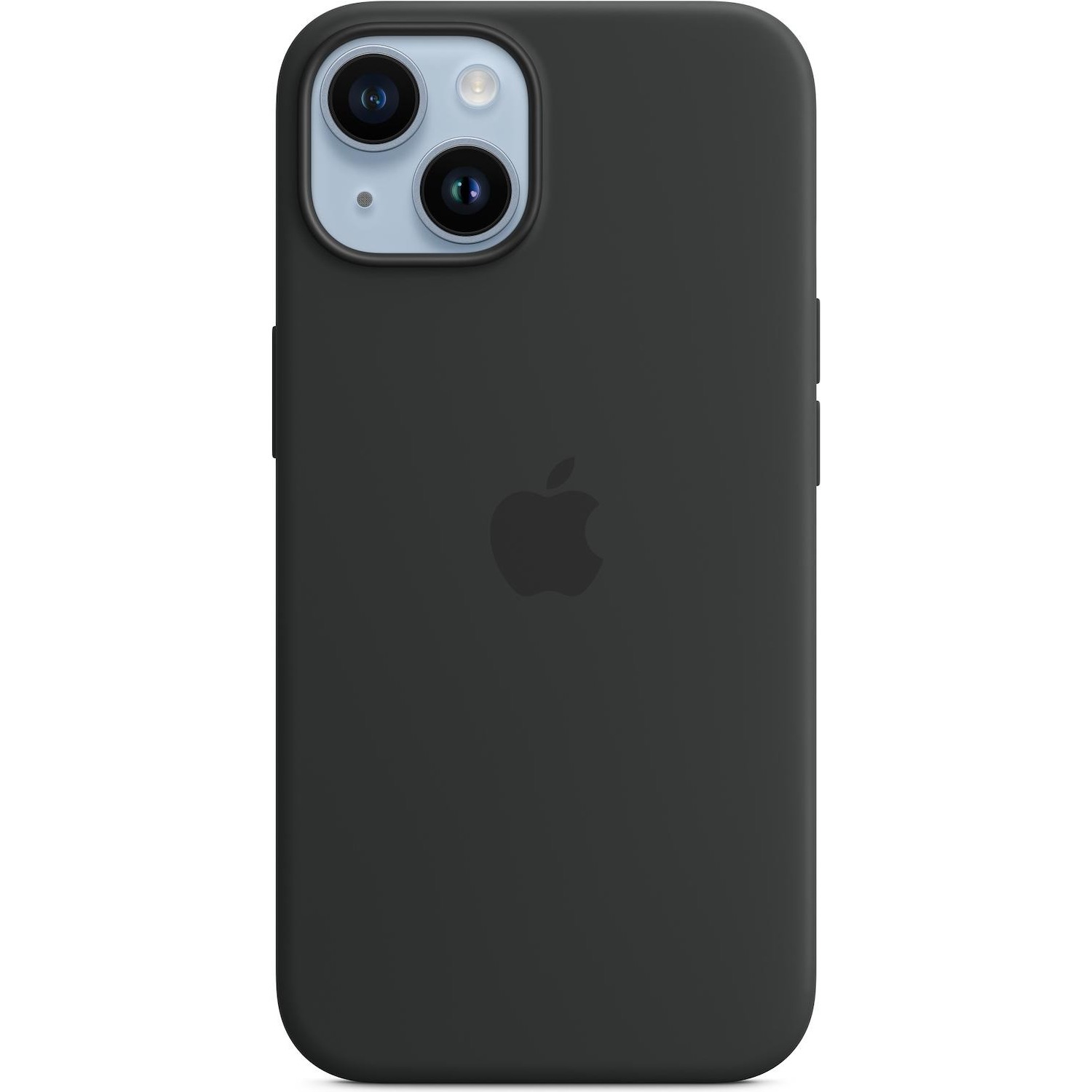 Immagine per Cover Apple per iPhone 14 in silicone midnight nero da DIMOStore