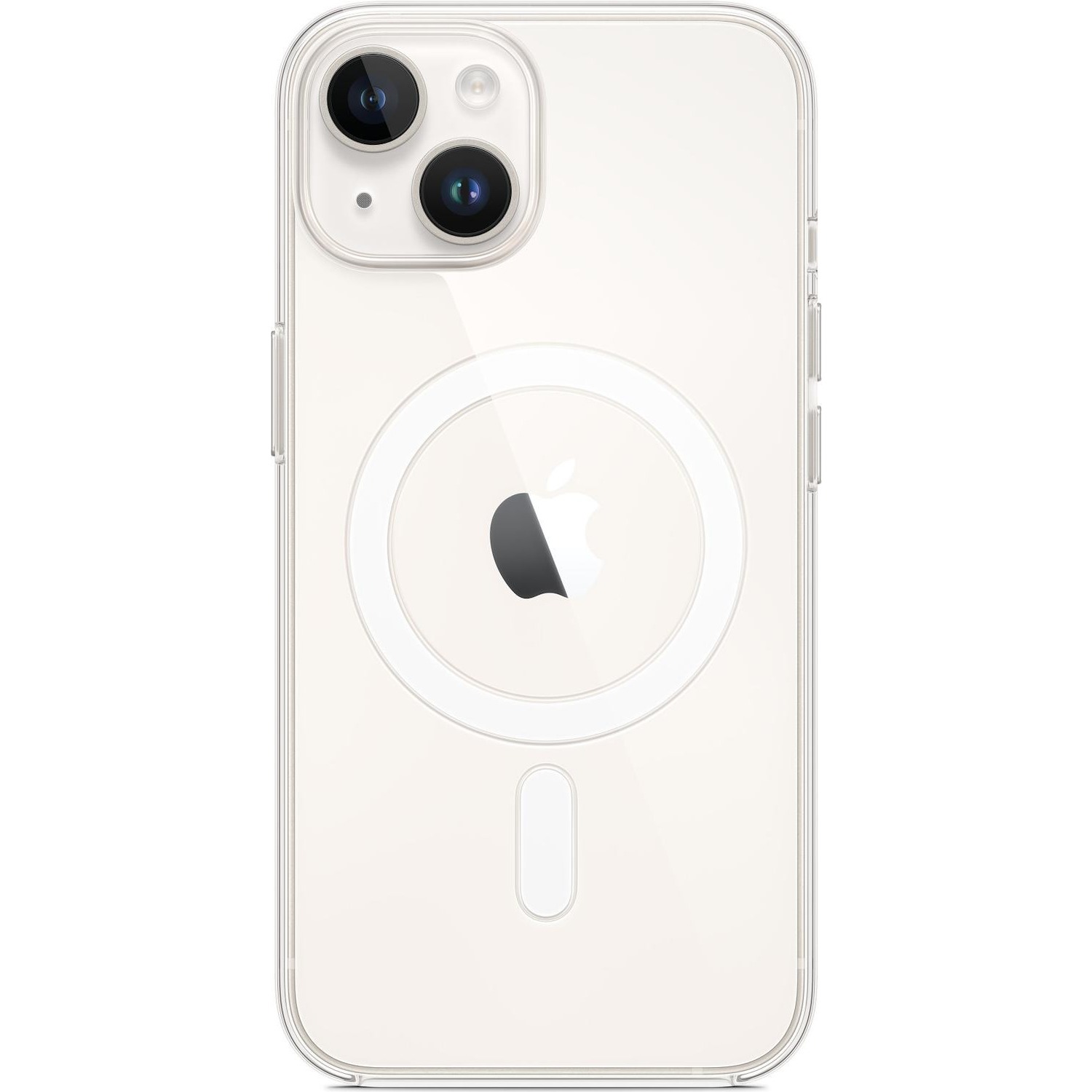 Immagine per Cover Apple per iPhone 14 in silicone trasparente da DIMOStore
