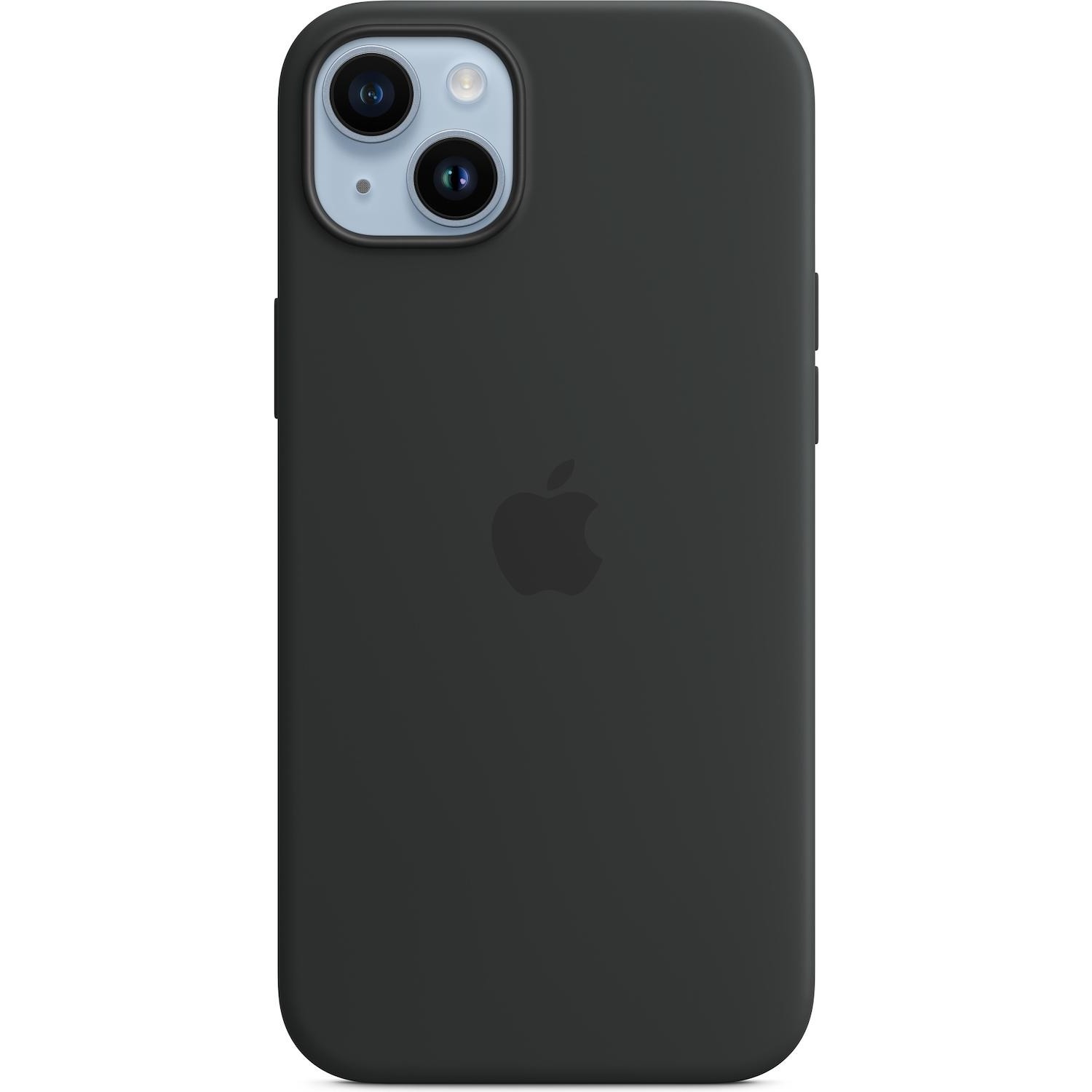 Immagine per Cover Apple per iPhone 14 Plus in silicone midnight nero da DIMOStore