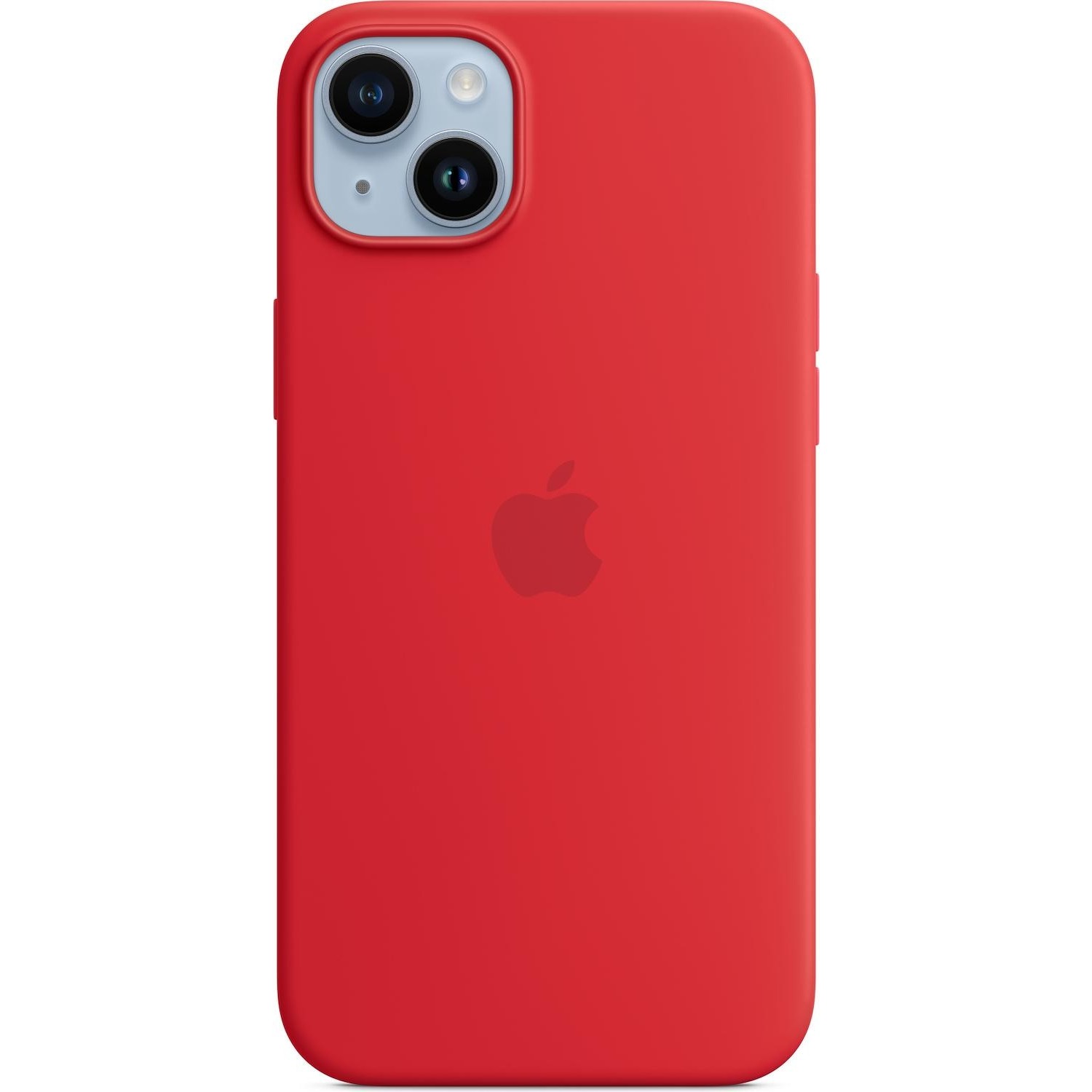 Immagine per Cover Apple per iPhone 14 Plus in silicone rosso da DIMOStore