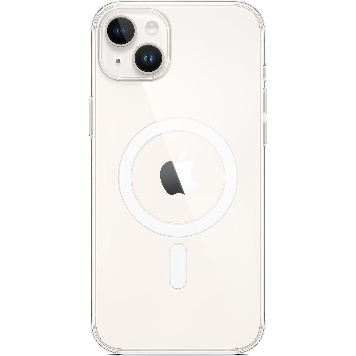 Immagine per Cover Apple per iPhone 14 Plus in silicone trasparente da DIMOStore