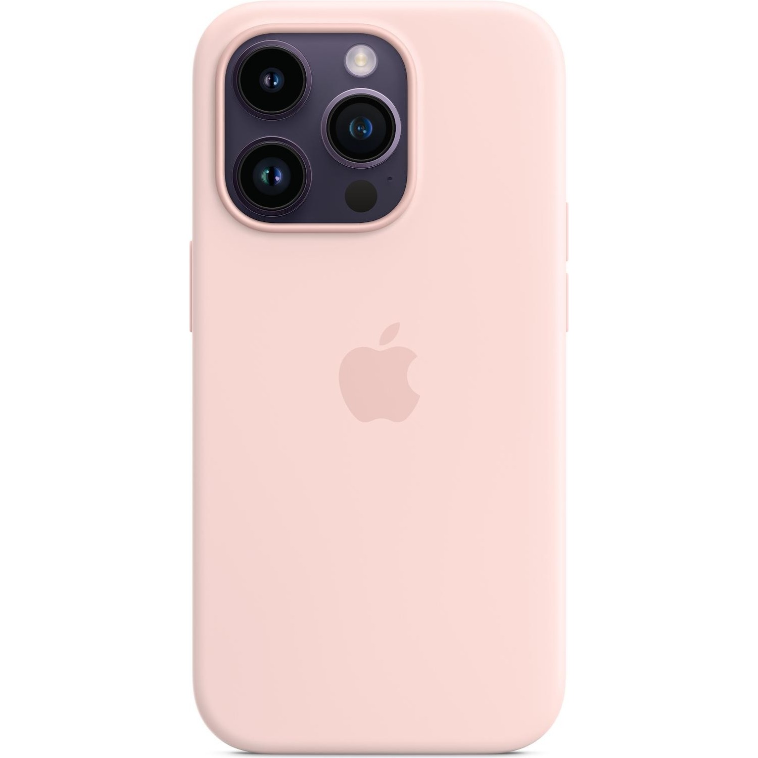 Immagine per Cover Apple per iPhone 14 Pro in silicone rosa da DIMOStore