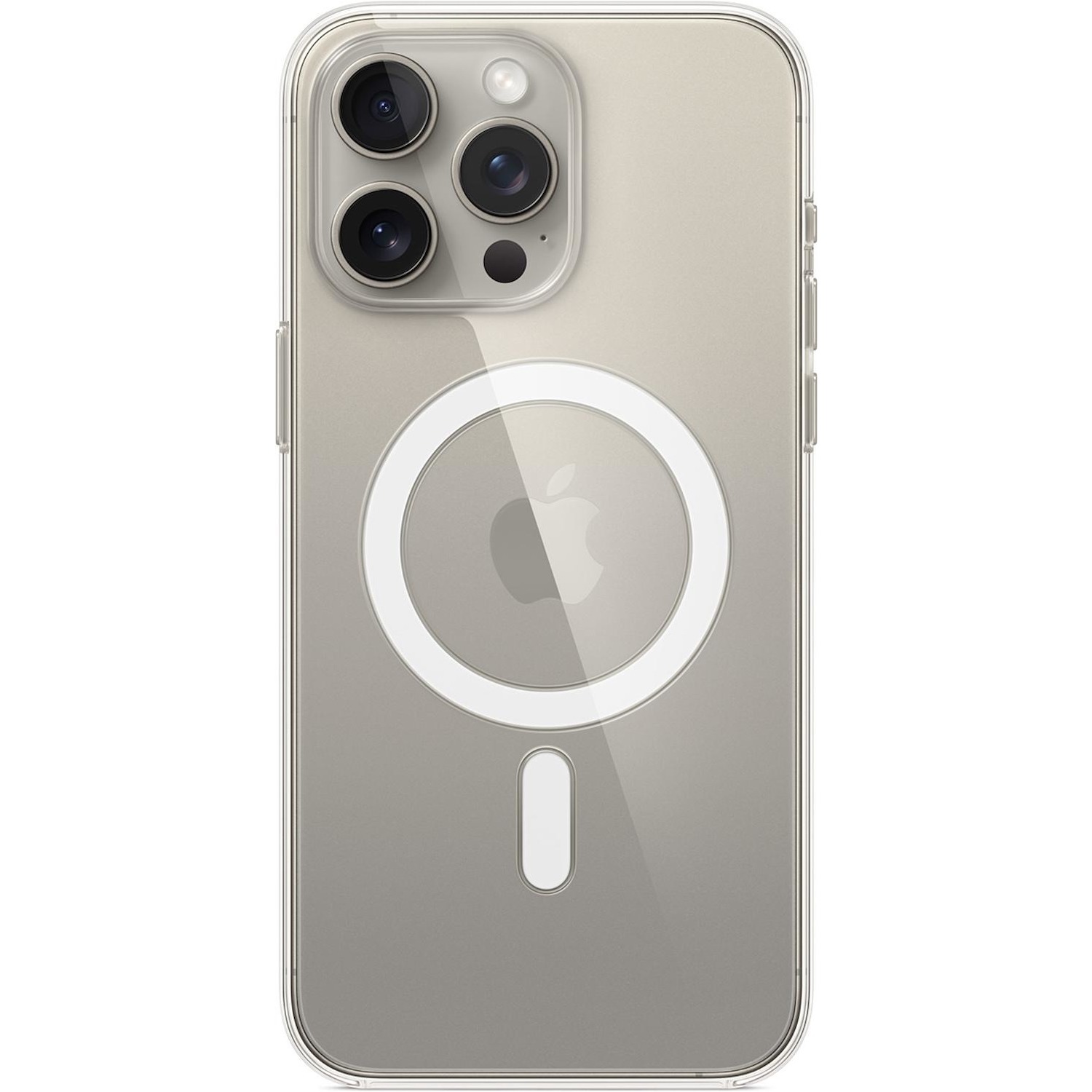 Immagine per Cover iPhone 15 Pro Max Clear compatibile con MagSafe trasparente da DIMOStore