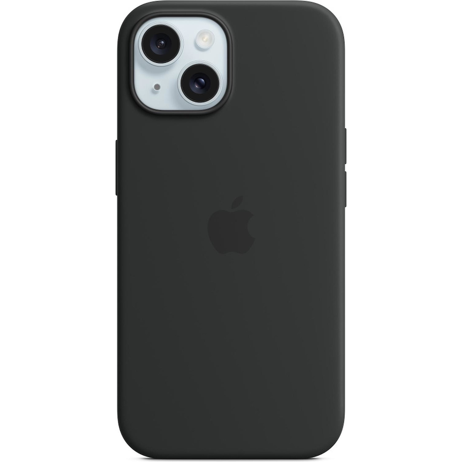 Immagine per Cover iPhone 15 Silicone compatibile con MagSafe black nero da DIMOStore