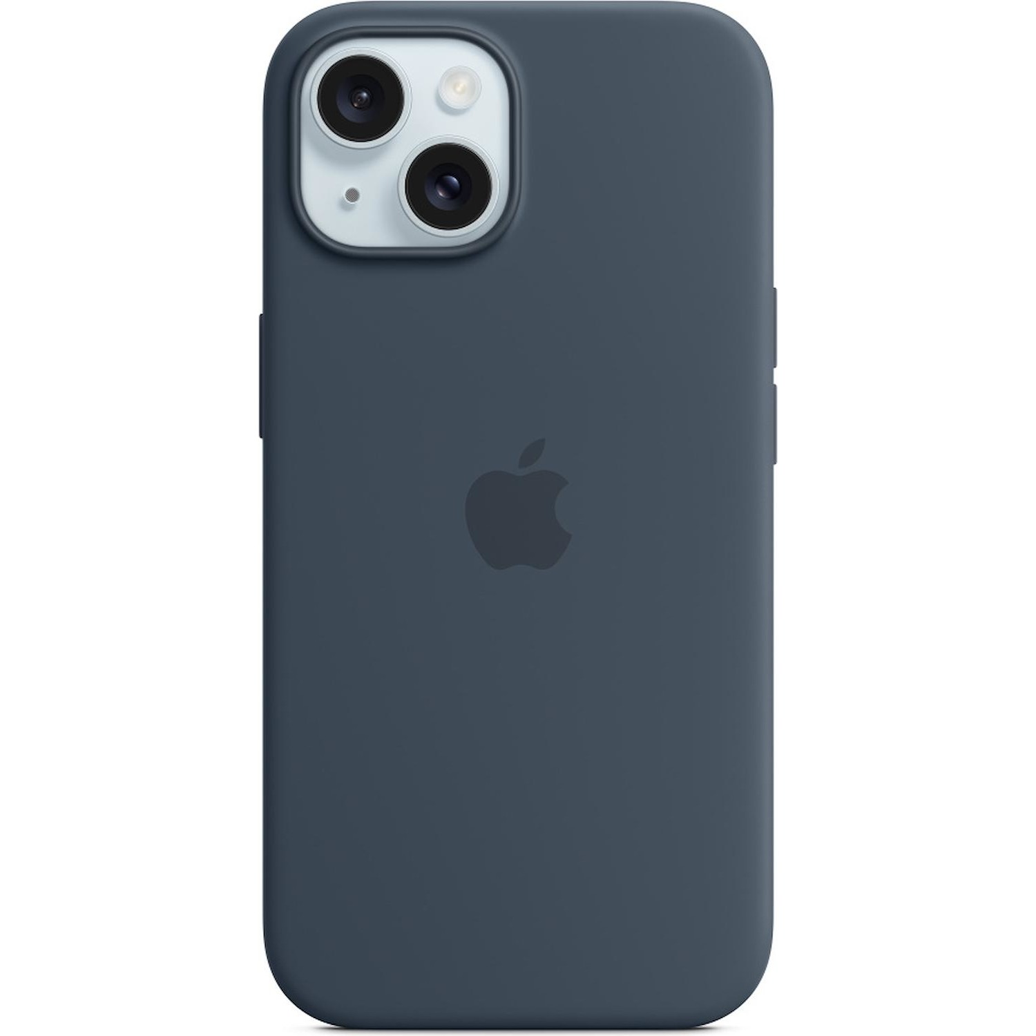 Immagine per Cover iPhone 15 Silicone compatibile con MagSafe Storm Blue da DIMOStore