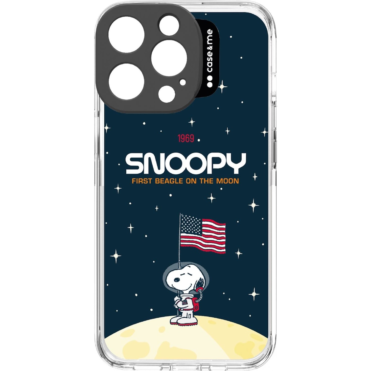 Immagine per Cover Peanuts SBS per iPhone 14 Pro con Snoopy astronauta da DIMOStore