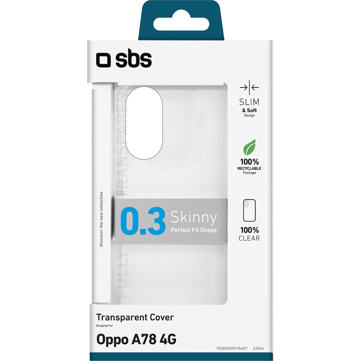 Immagine per Cover SBS skinny per Oppo A78 4G trasparente da DIMOStore